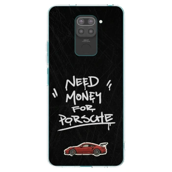 Picasee fekete szilikon tok az alábbi mobiltelefonokra Xiaomi Redmi Note 9 - Dark Racer