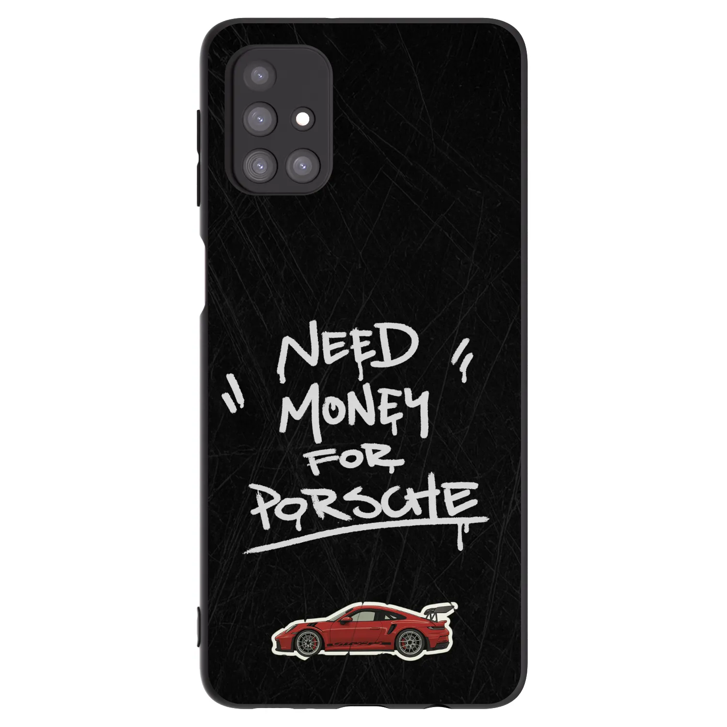 Picasee fekete szilikon tok az alábbi mobiltelefonokra Samsung Galaxy M31s - Dark Racer