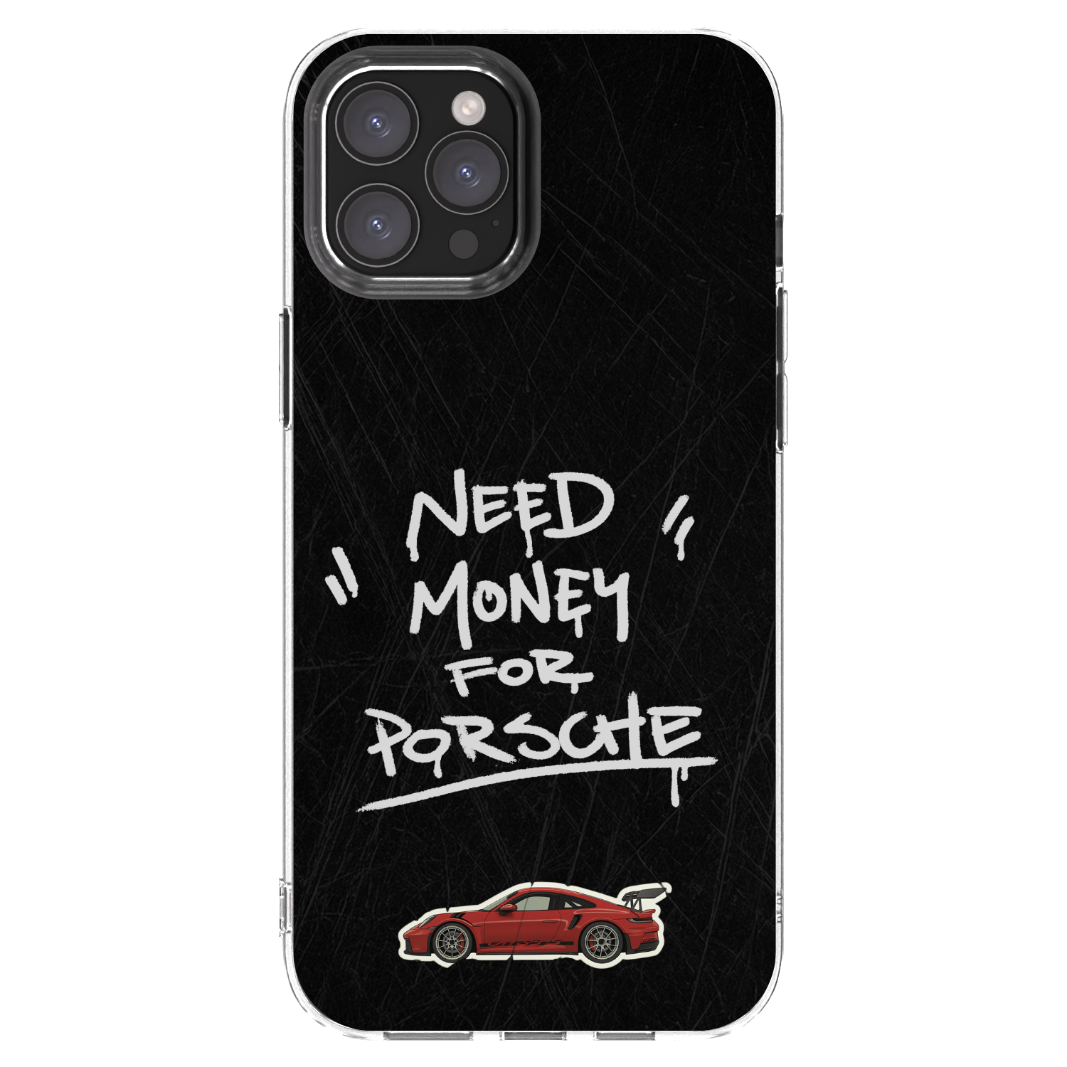 Picasee átlátszó szilikon tok az alábbi mobiltelefonokra Apple iPhone 12 Pro Max - Dark Racer