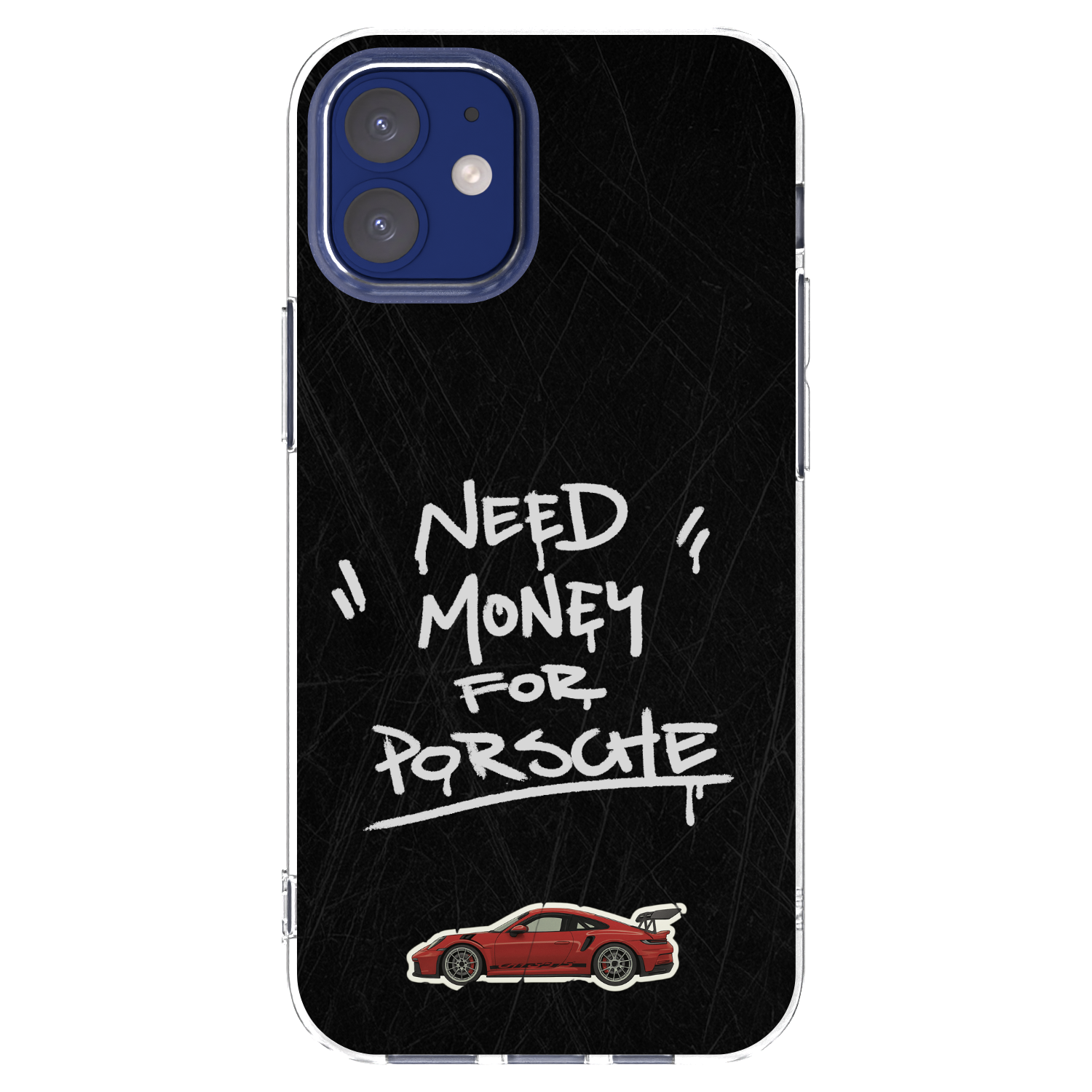 Picasee átlátszó szilikon tok az alábbi mobiltelefonokra Apple iPhone 12 mini - Dark Racer