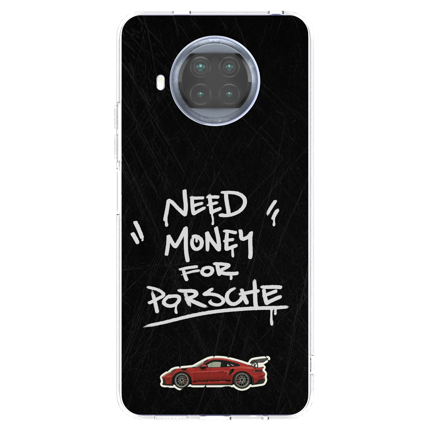 Picasee átlátszó szilikon tok az alábbi mobiltelefonokra Xiaomi Mi 10T Lite - Dark Racer