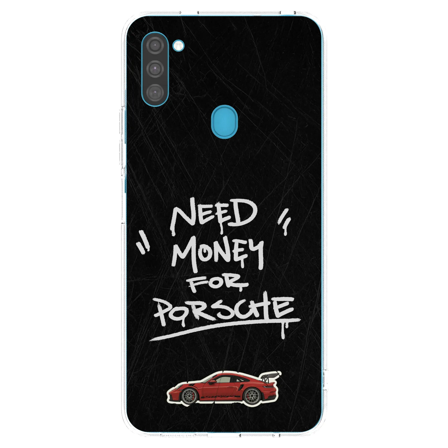 Picasee átlátszó szilikon tok az alábbi mobiltelefonokra Samsung Galaxy M11 - Dark Racer