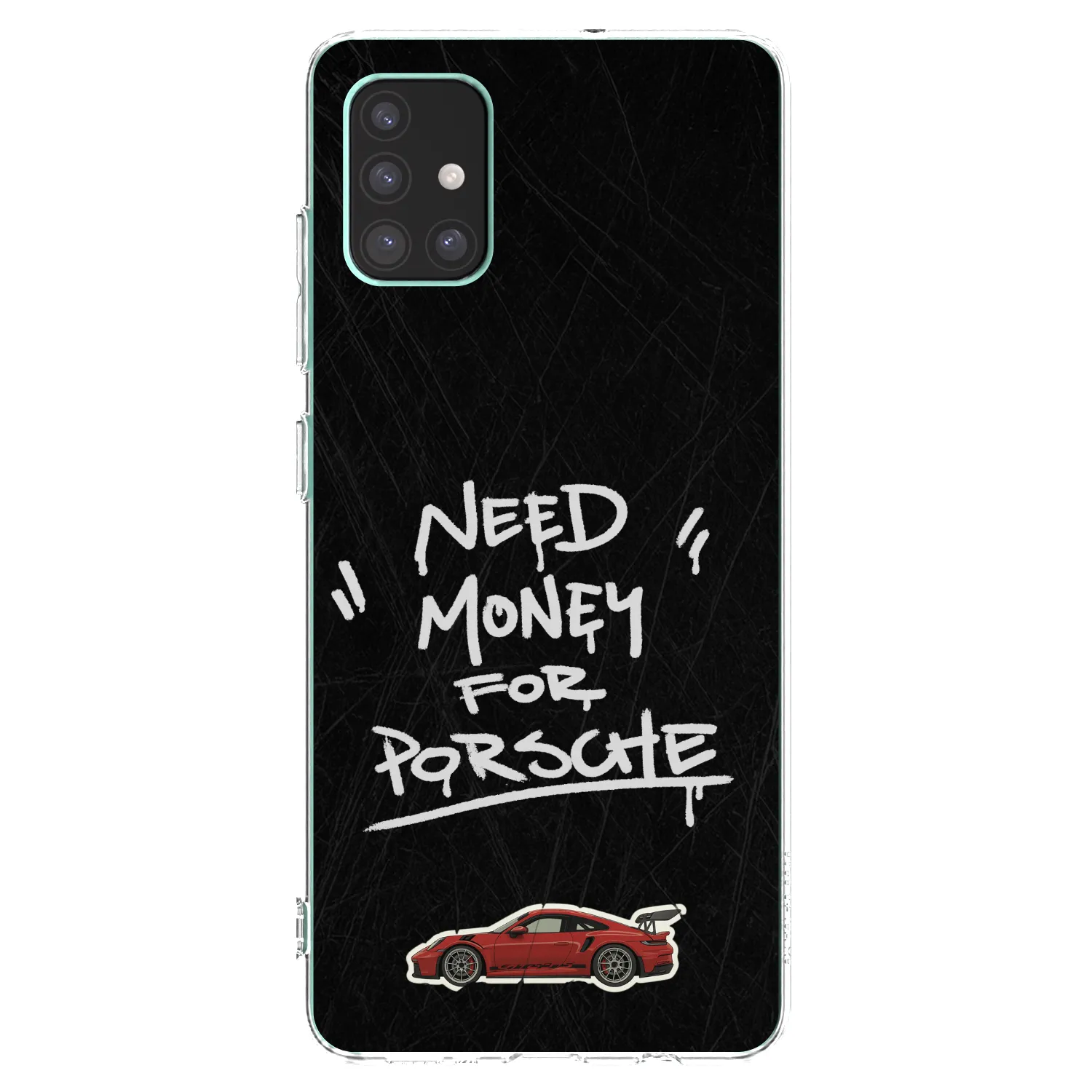 Picasee átlátszó szilikon tok az alábbi mobiltelefonokra Samsung Galaxy M51 M515F - Dark Racer