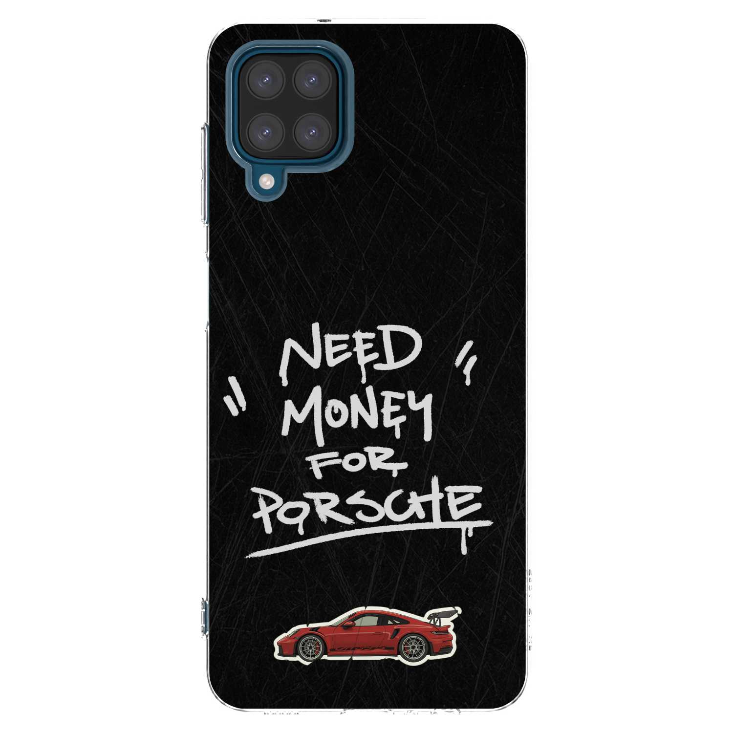 Picasee átlátszó szilikon tok az alábbi mobiltelefonokra Samsung Galaxy A12 A125F - Dark Racer