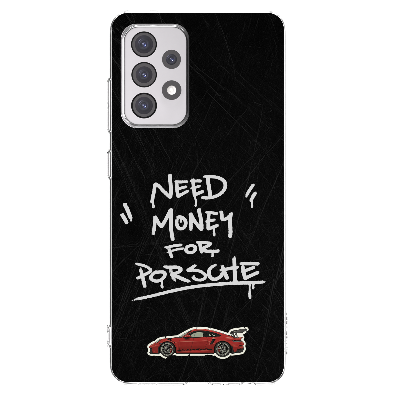 Picasee átlátszó szilikon tok az alábbi mobiltelefonokra Samsung Galaxy A52 5G A525F - Dark Racer
