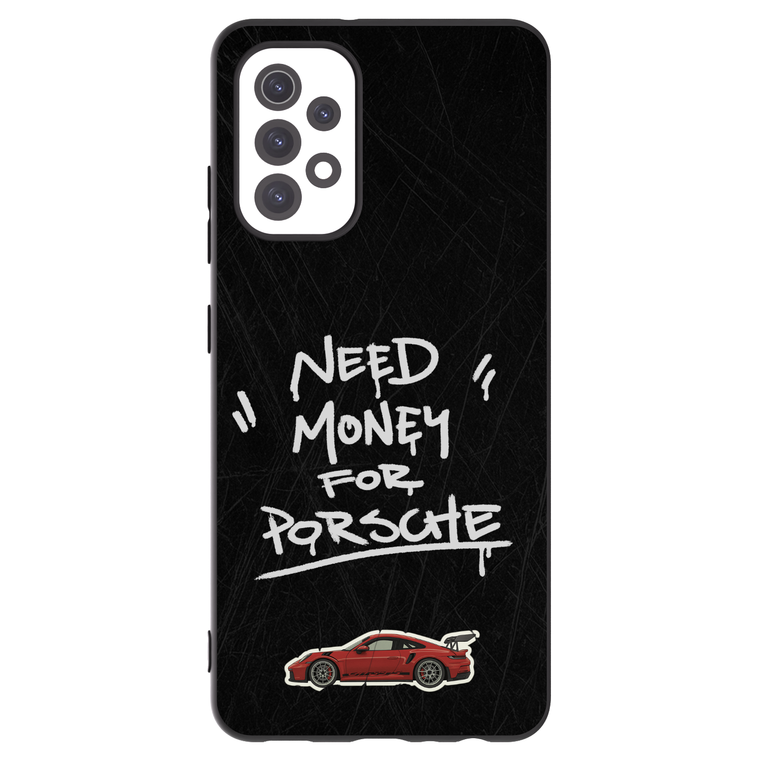 Picasee fekete szilikon tok az alábbi mobiltelefonokra Samsung Galaxy A32 5G A326B - Dark Racer