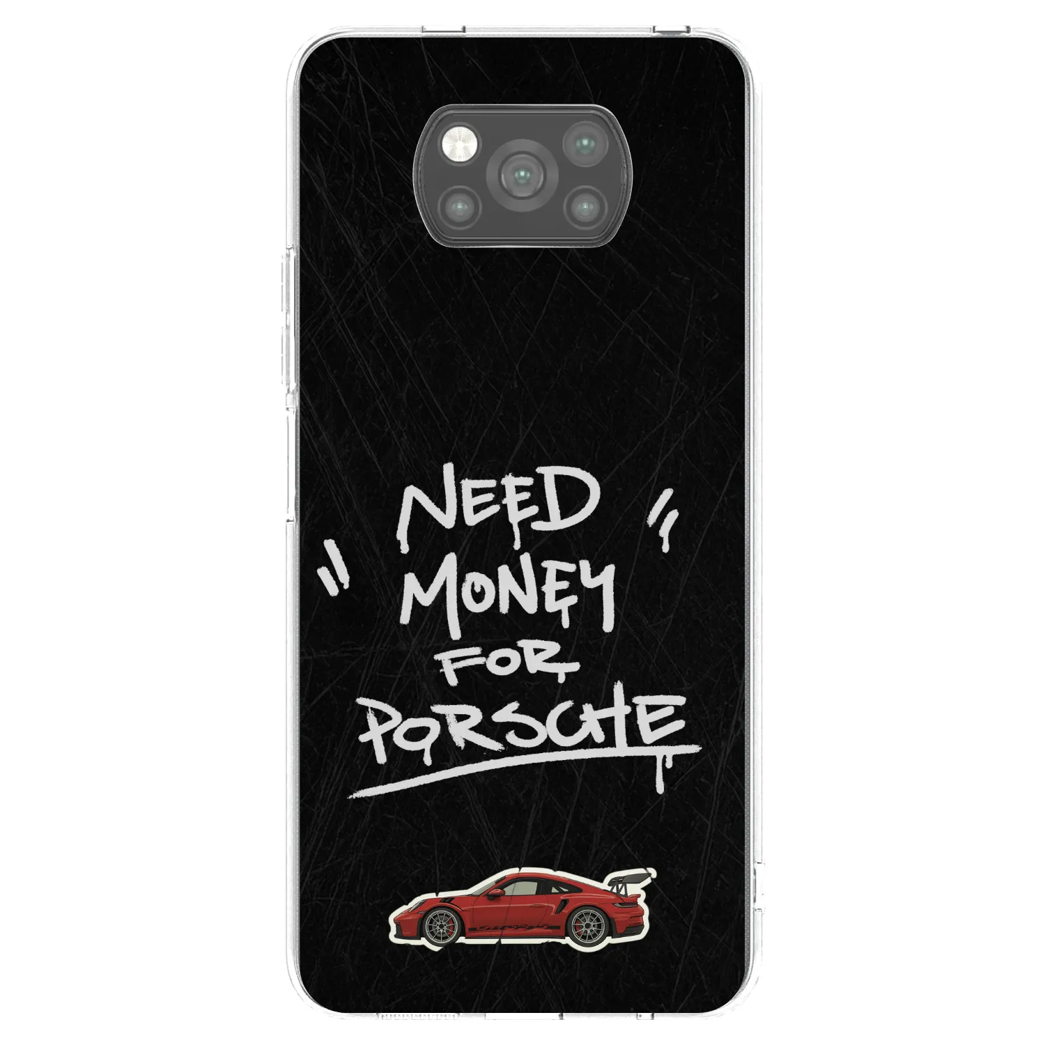 Picasee fekete szilikon tok az alábbi mobiltelefonokra Xiaomi Poco X3 Pro - Dark Racer