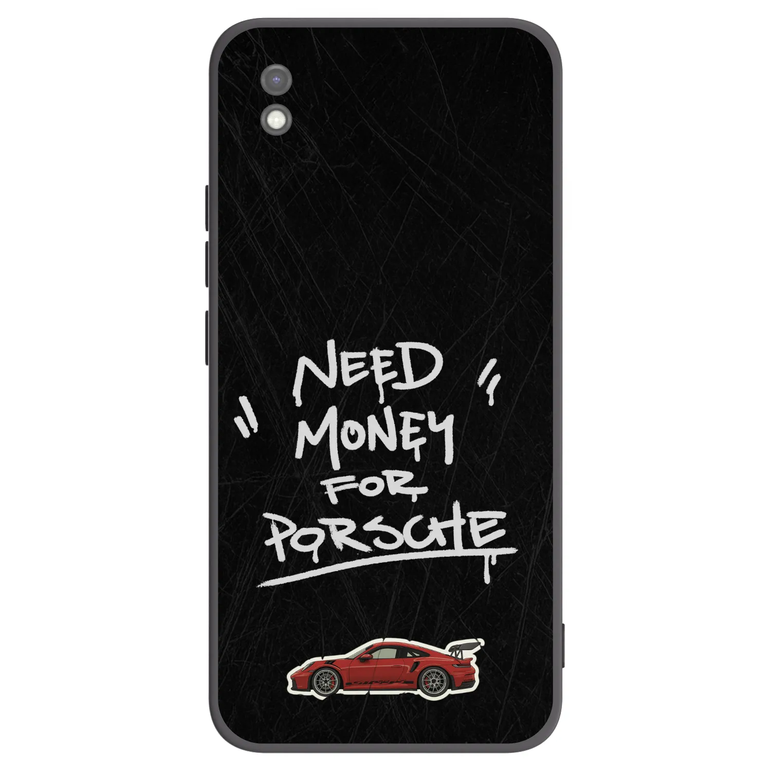 Picasee fekete szilikon tok az alábbi mobiltelefonokra Xiaomi Redmi 9AT - Dark Racer