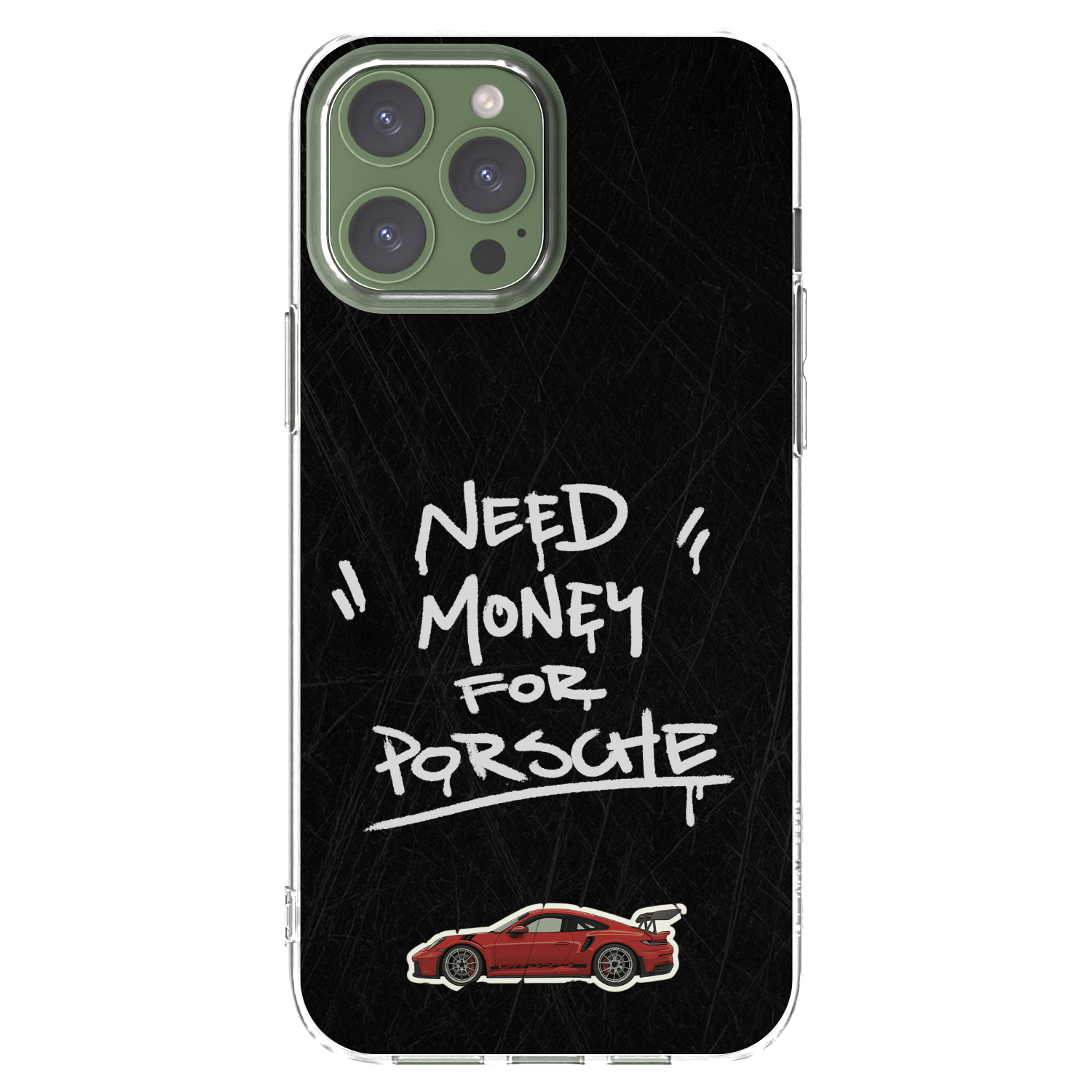 Picasee átlátszó szilikon tok az alábbi mobiltelefonokra Apple iPhone 13 Pro Max - Dark Racer