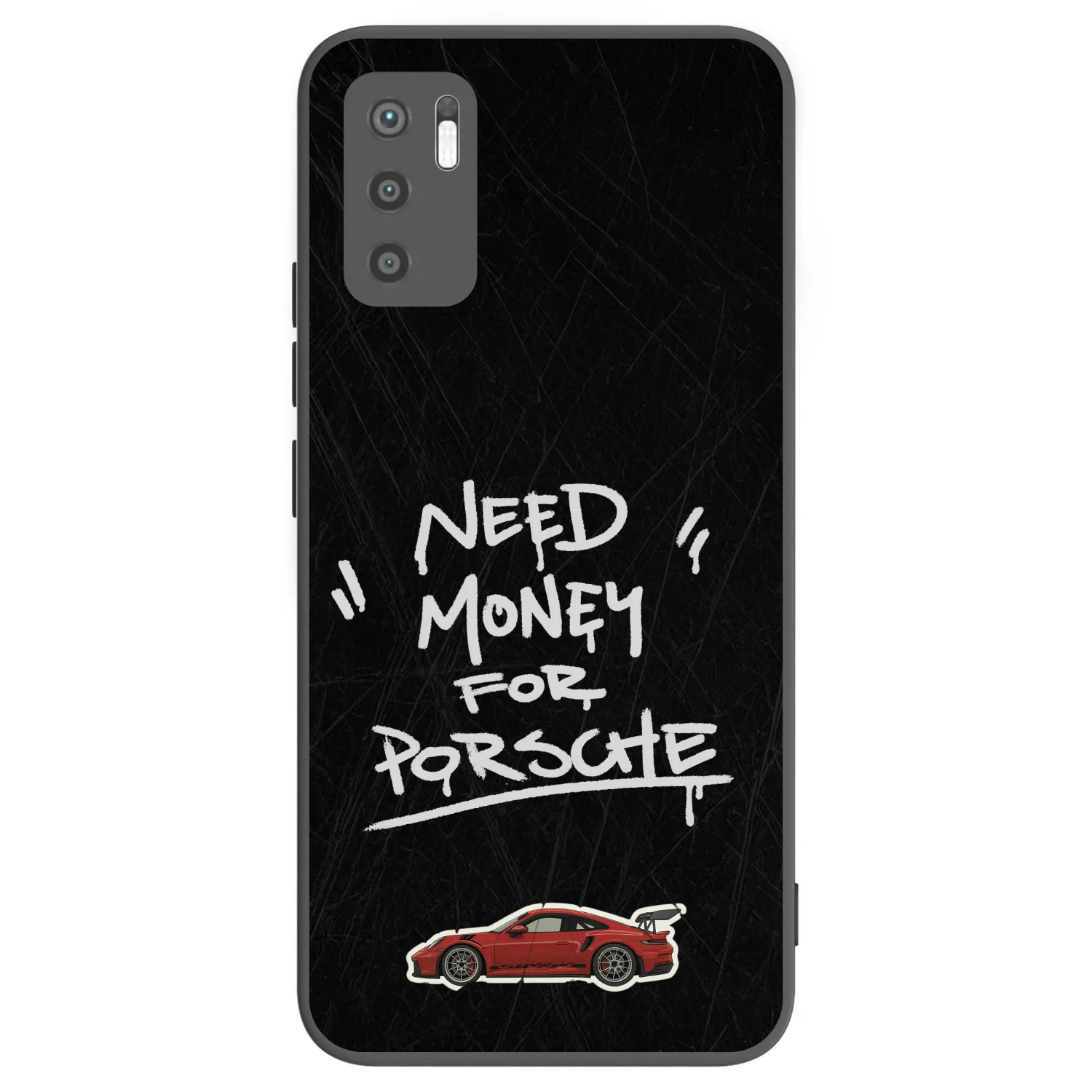 Picasee fekete szilikon tok az alábbi mobiltelefonokra Xiaomi Redmi Note 10 5G - Dark Racer