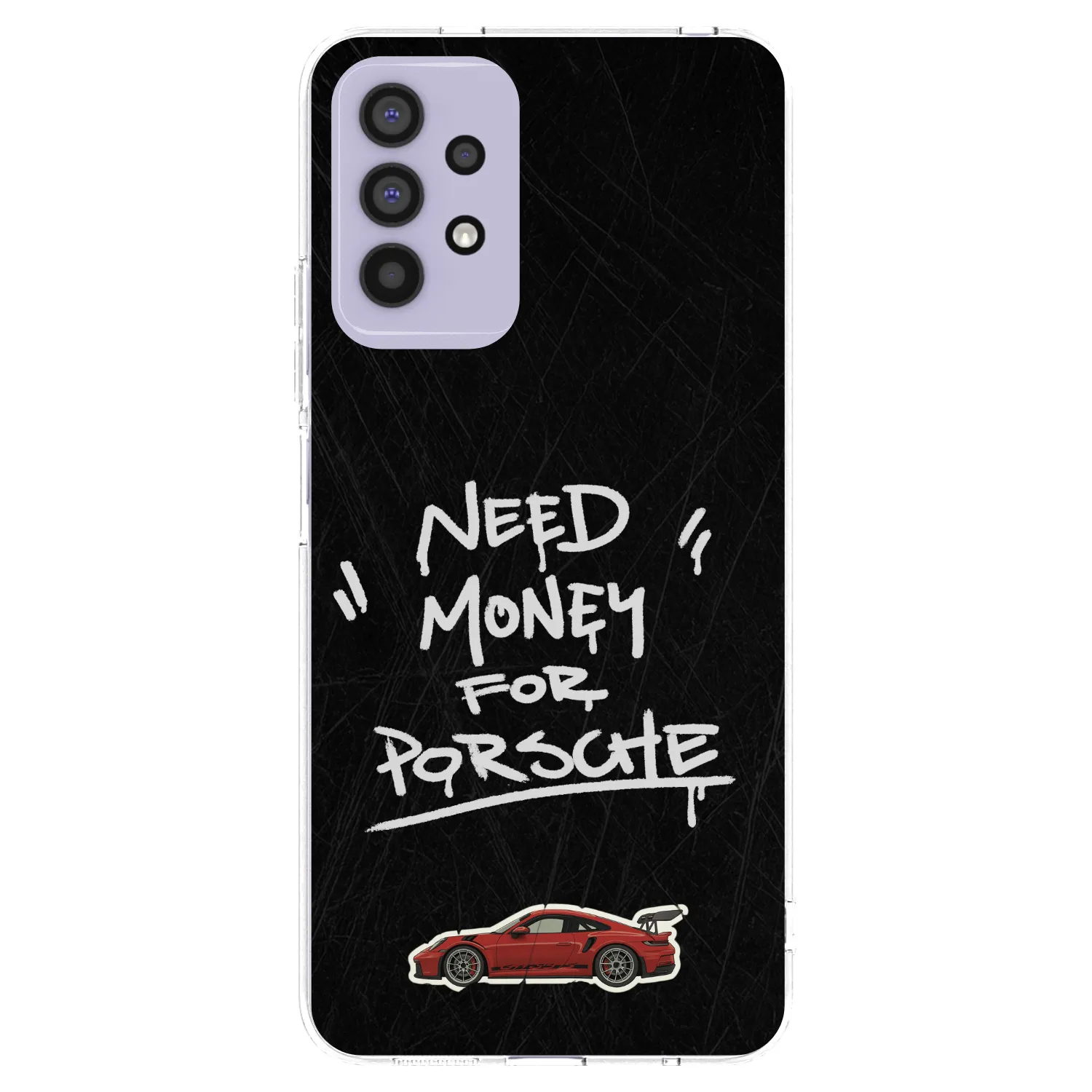 Picasee átlátszó szilikon tok az alábbi mobiltelefonokra Samsung Galaxy A32 4G SM-A325F - Dark Racer