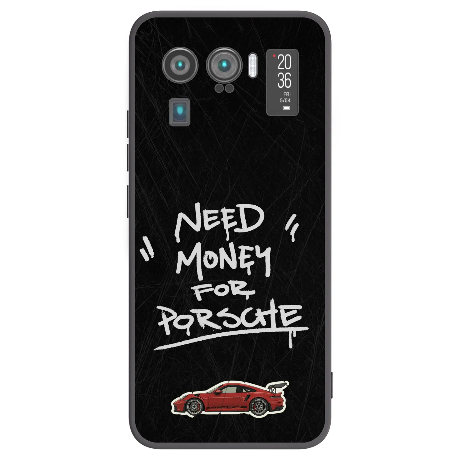 Picasee fekete szilikon tok az alábbi mobiltelefonokra Xiaomi Mi 11 Ultra - Dark Racer