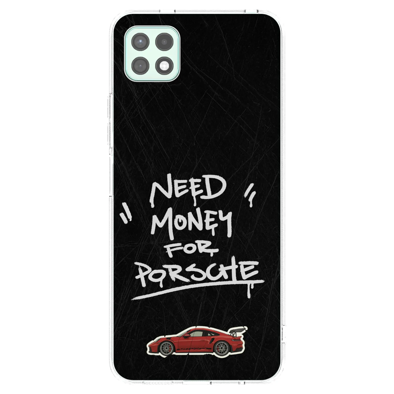 Picasee átlátszó szilikon tok az alábbi mobiltelefonokra Samsung Galaxy A22 A226B 5G - Dark Racer