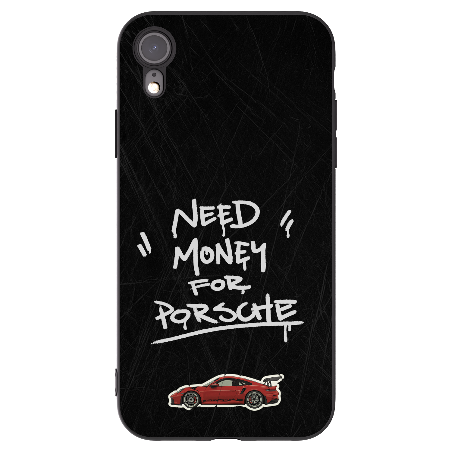 Picasee fekete szilikon tok az alábbi mobiltelefonokra Apple iPhone XR - Dark Racer
