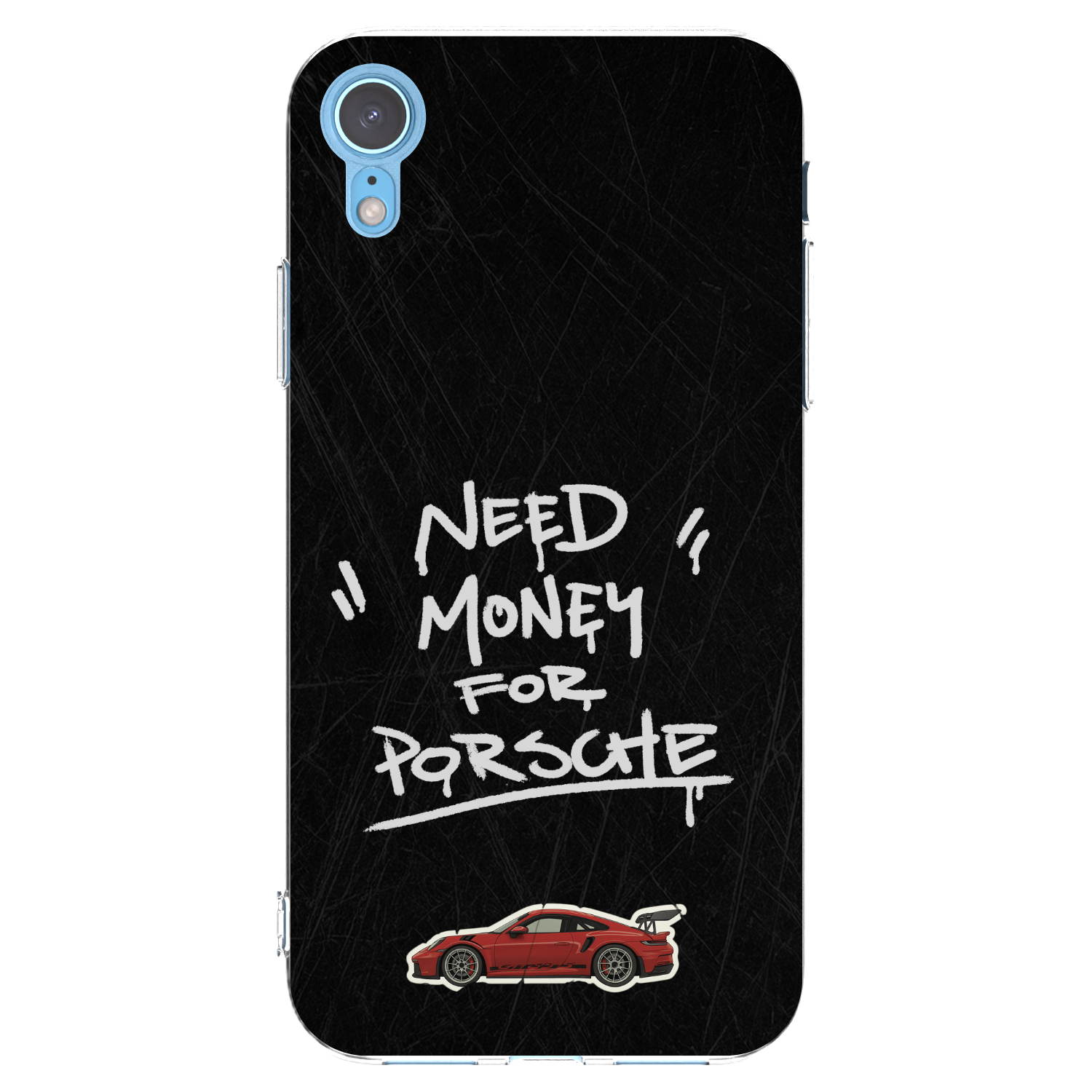 Picasee átlátszó szilikon tok az alábbi mobiltelefonokra Apple iPhone XR - Dark Racer