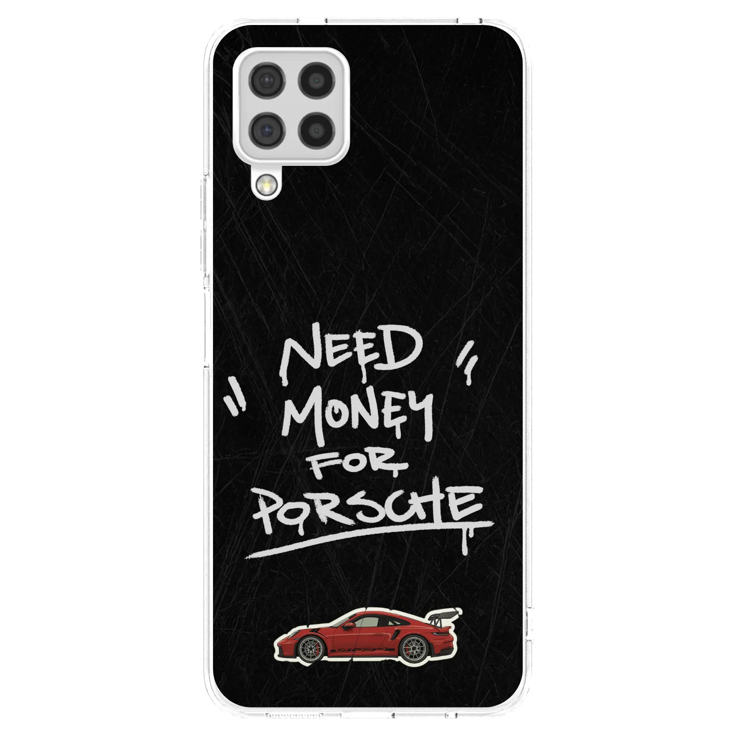 Picasee átlátszó szilikon tok az alábbi mobiltelefonokra Samsung Galaxy A22 A225F 4G - Dark Racer