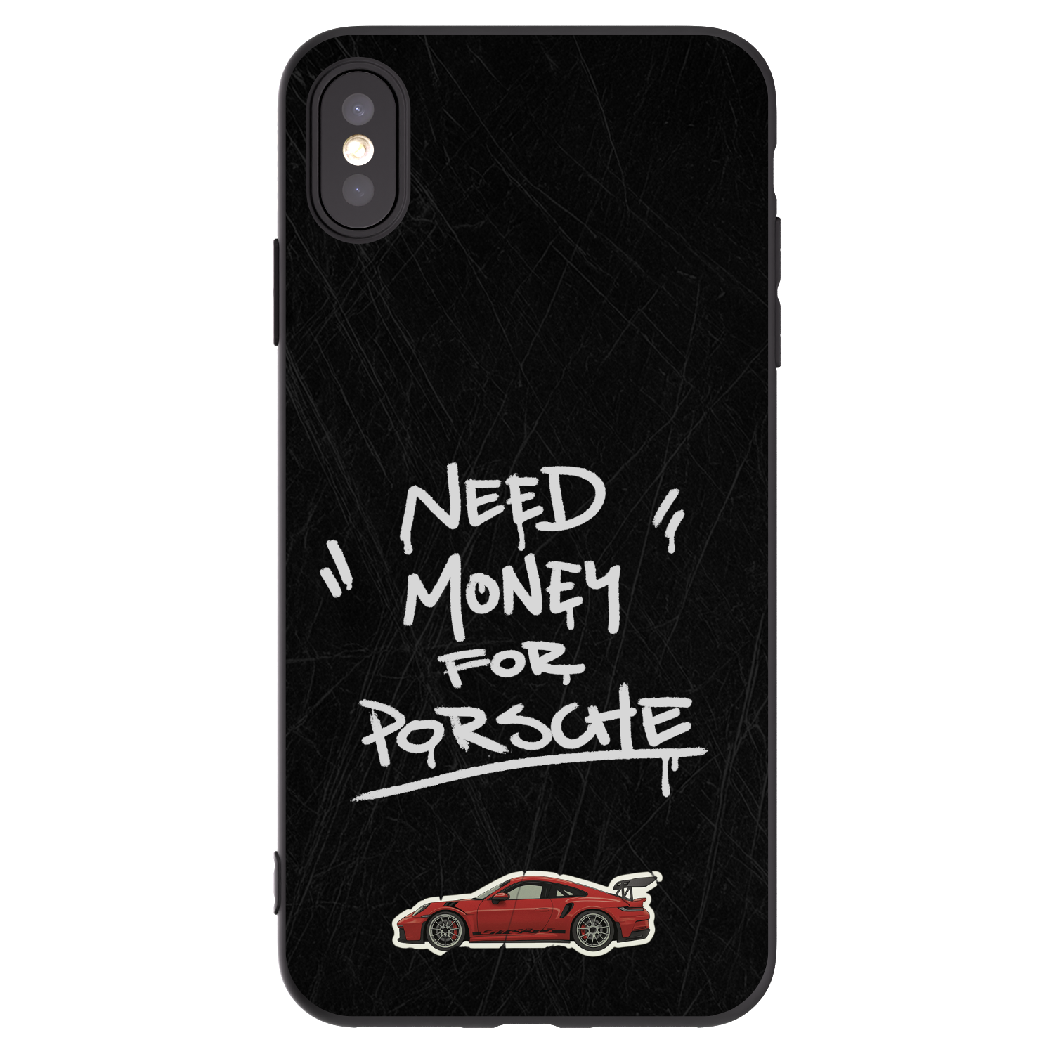 Picasee fekete szilikon tok az alábbi mobiltelefonokra Apple iPhone XS Max - Dark Racer