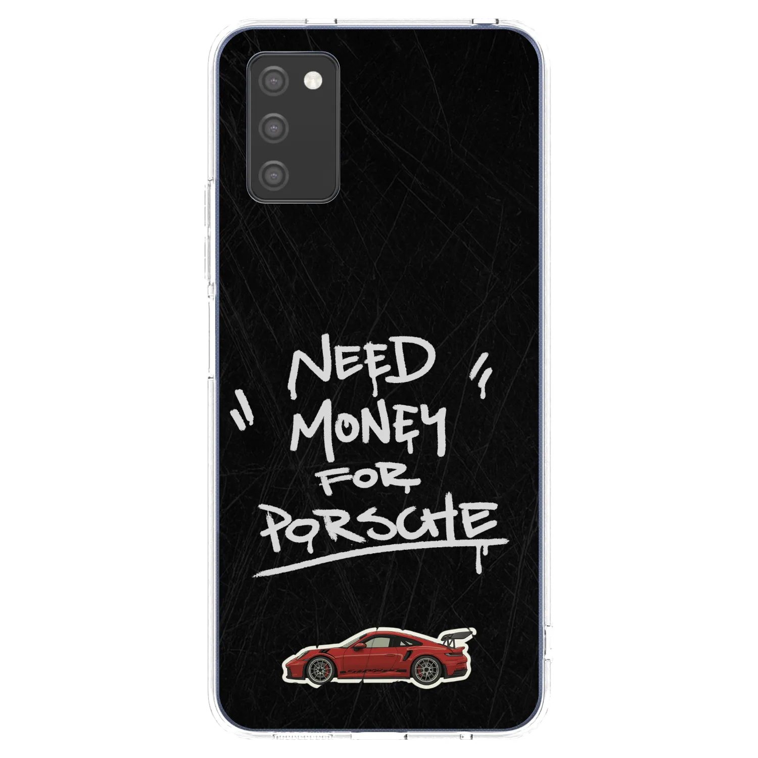Picasee átlátszó szilikon tok az alábbi mobiltelefonokra Samsung Galaxy A03s A037G - Dark Racer
