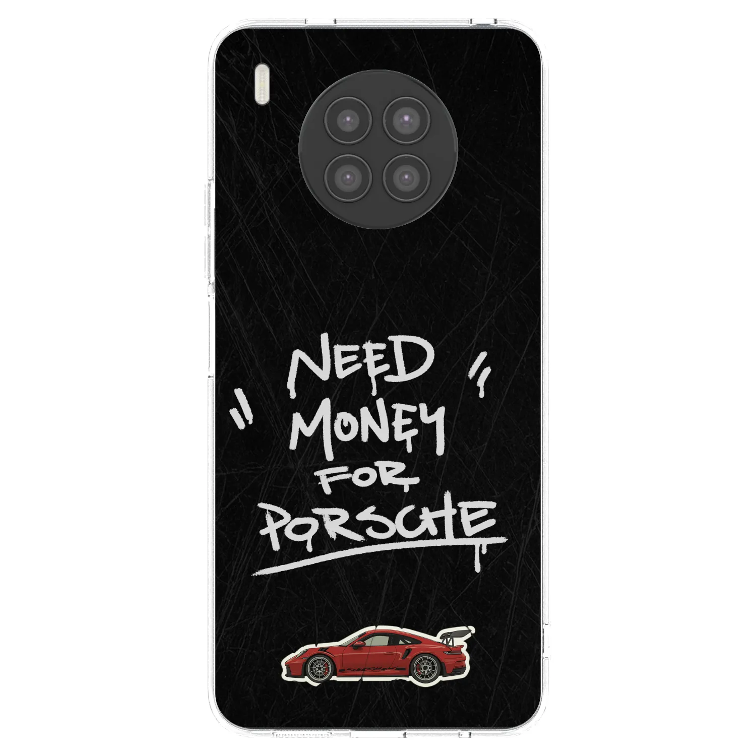 Picasee átlátszó szilikon tok az alábbi mobiltelefonokra Huawei Nova 8i - Dark Racer