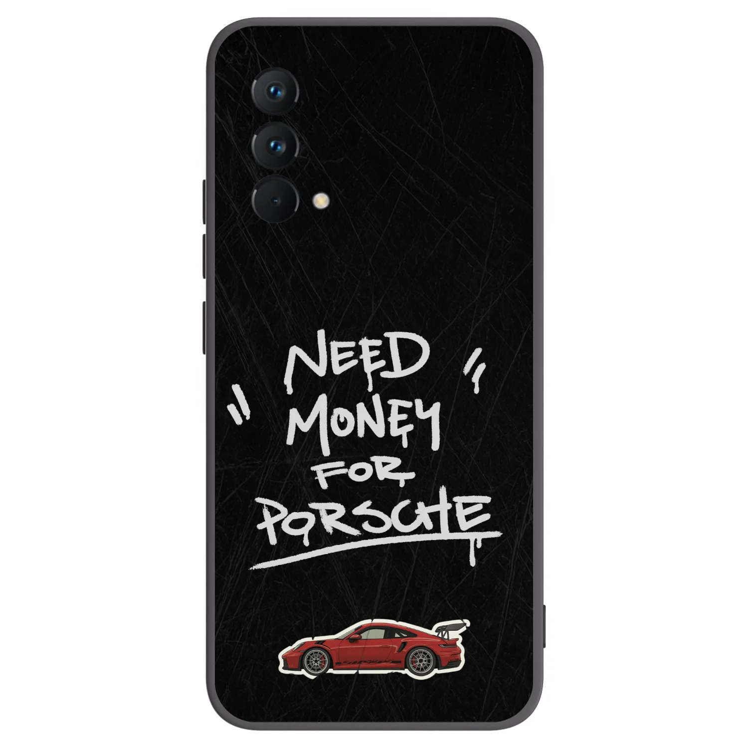 Picasee fekete szilikon tok az alábbi mobiltelefonokra Realme GT Master Edition 5G - Dark Racer