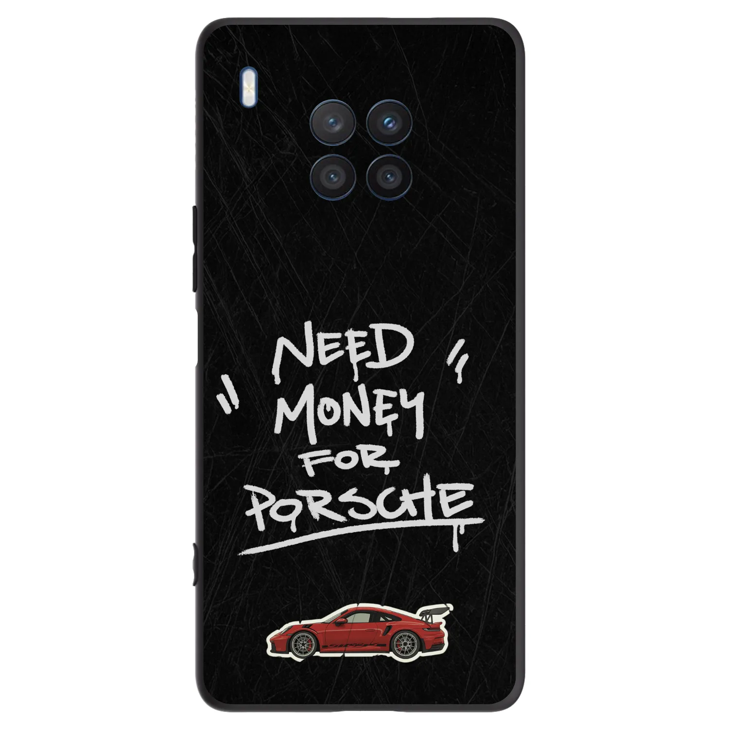Picasee fekete szilikon tok az alábbi mobiltelefonokra Honor 50 Lite - Dark Racer