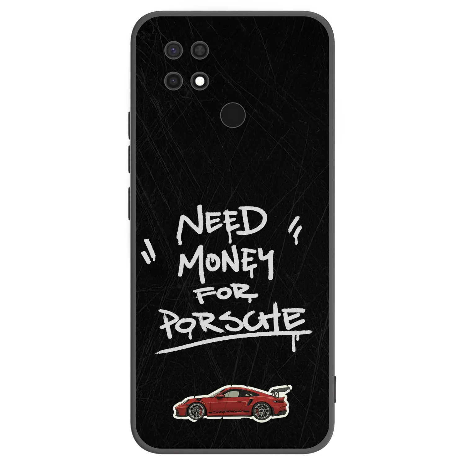 Picasee fekete szilikon tok az alábbi mobiltelefonokra Xiaomi Redmi 10C - Dark Racer