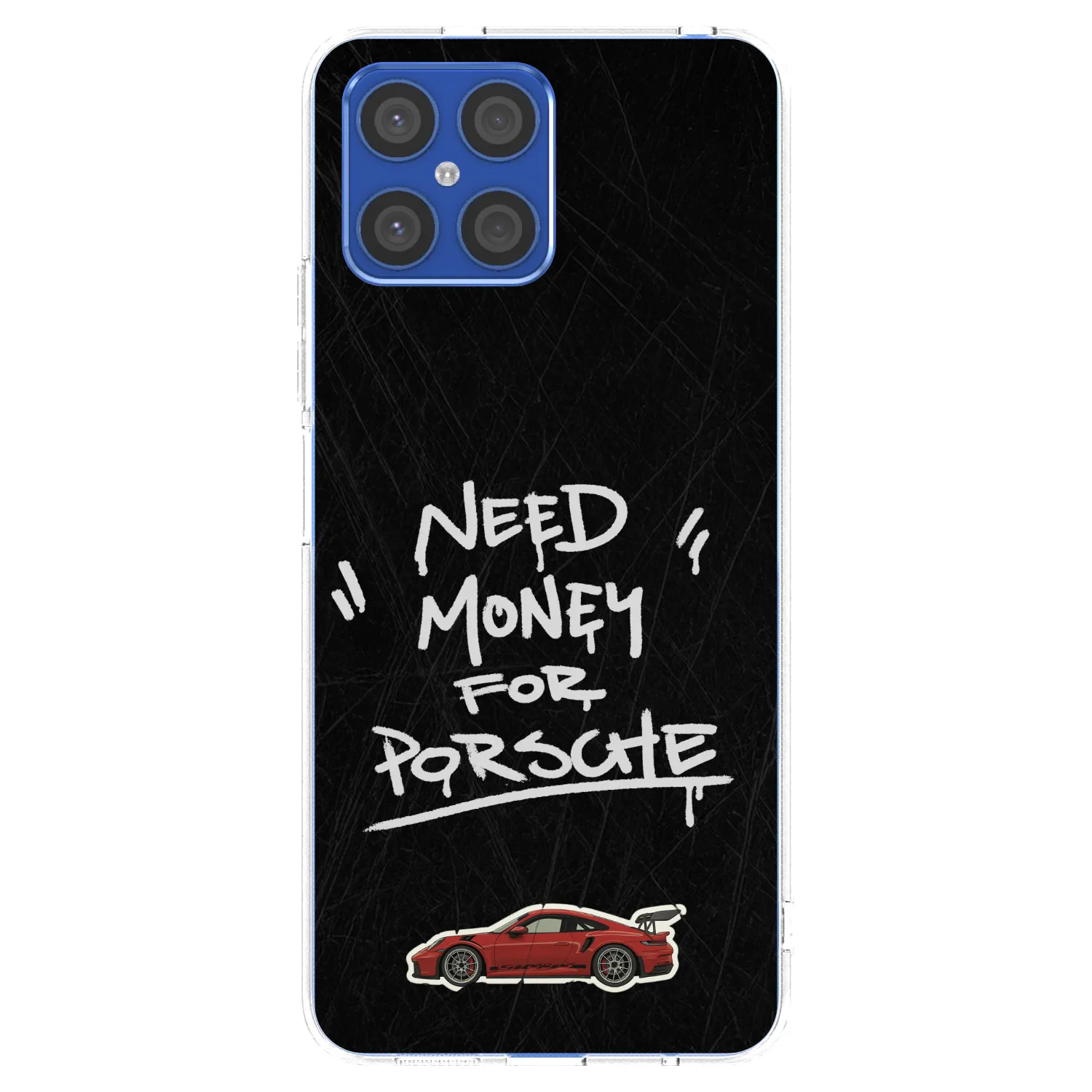Picasee átlátszó szilikon tok az alábbi mobiltelefonokra Honor X8 4G - Dark Racer
