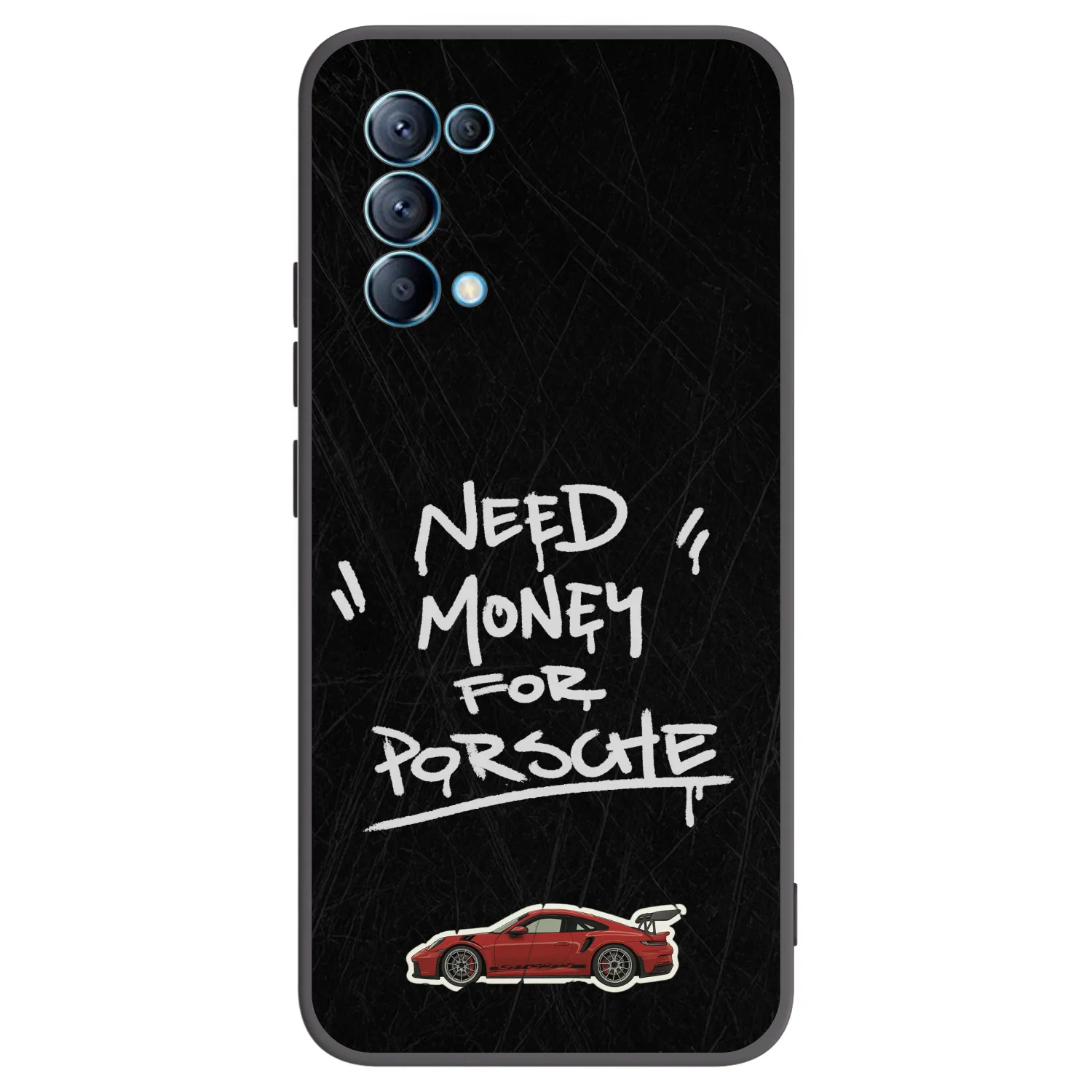 Picasee fekete szilikon tok az alábbi mobiltelefonokra OPPO Reno 5 5G - Dark Racer
