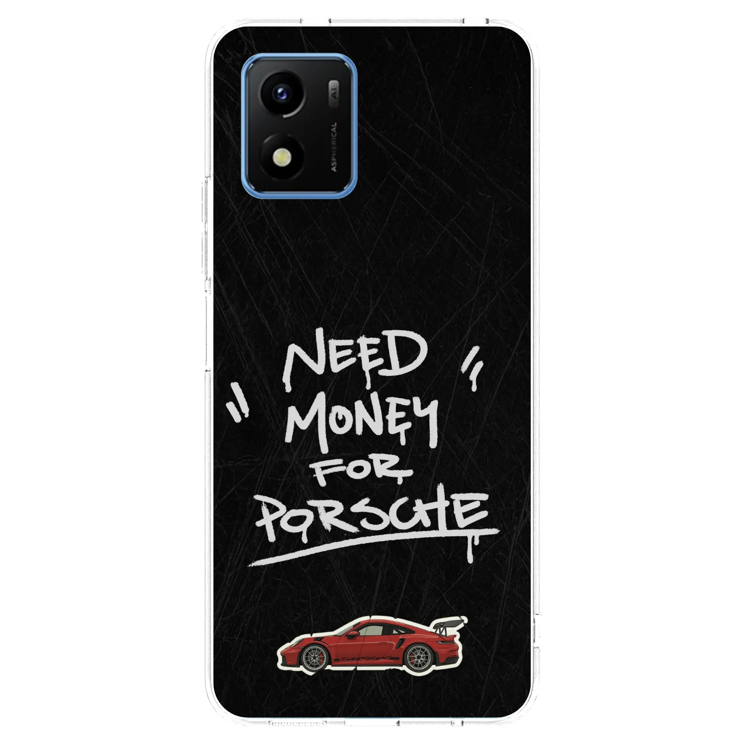 Picasee átlátszó szilikon tok az alábbi mobiltelefonokra Vivo Y01 - Dark Racer
