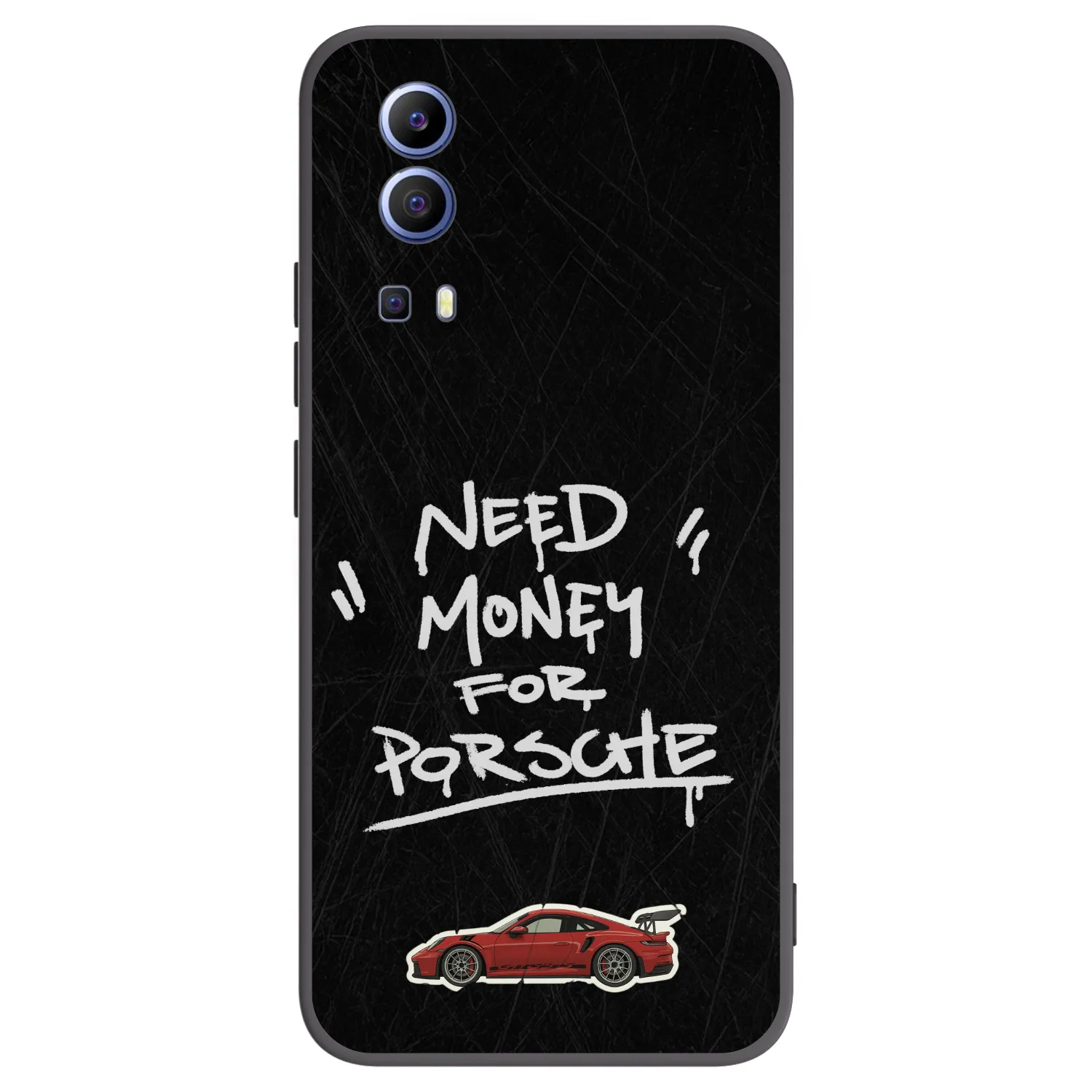 Picasee fekete szilikon tok az alábbi mobiltelefonokra Vivo Y52 5G - Dark Racer