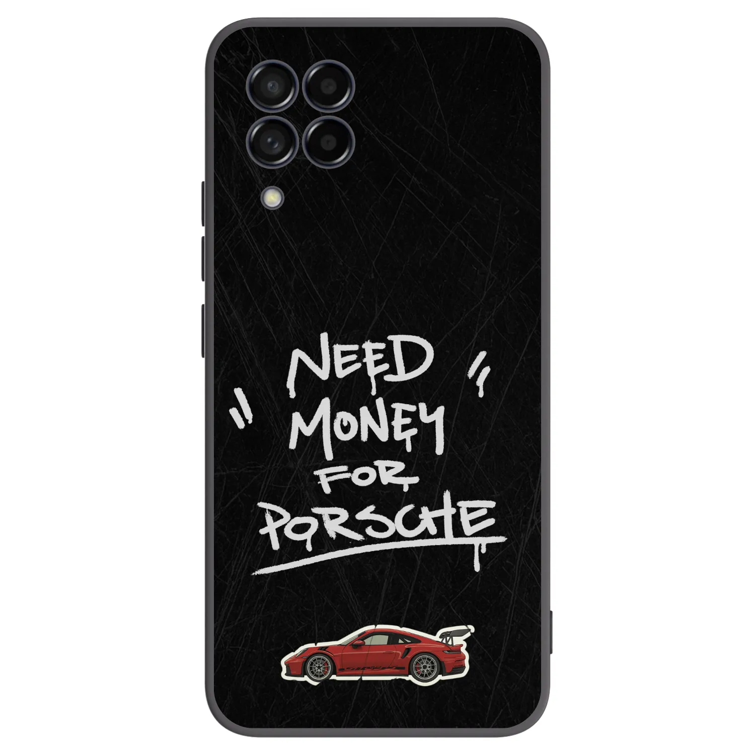 Picasee fekete szilikon tok az alábbi mobiltelefonokra Samsung Galaxy M53 5G - Dark Racer