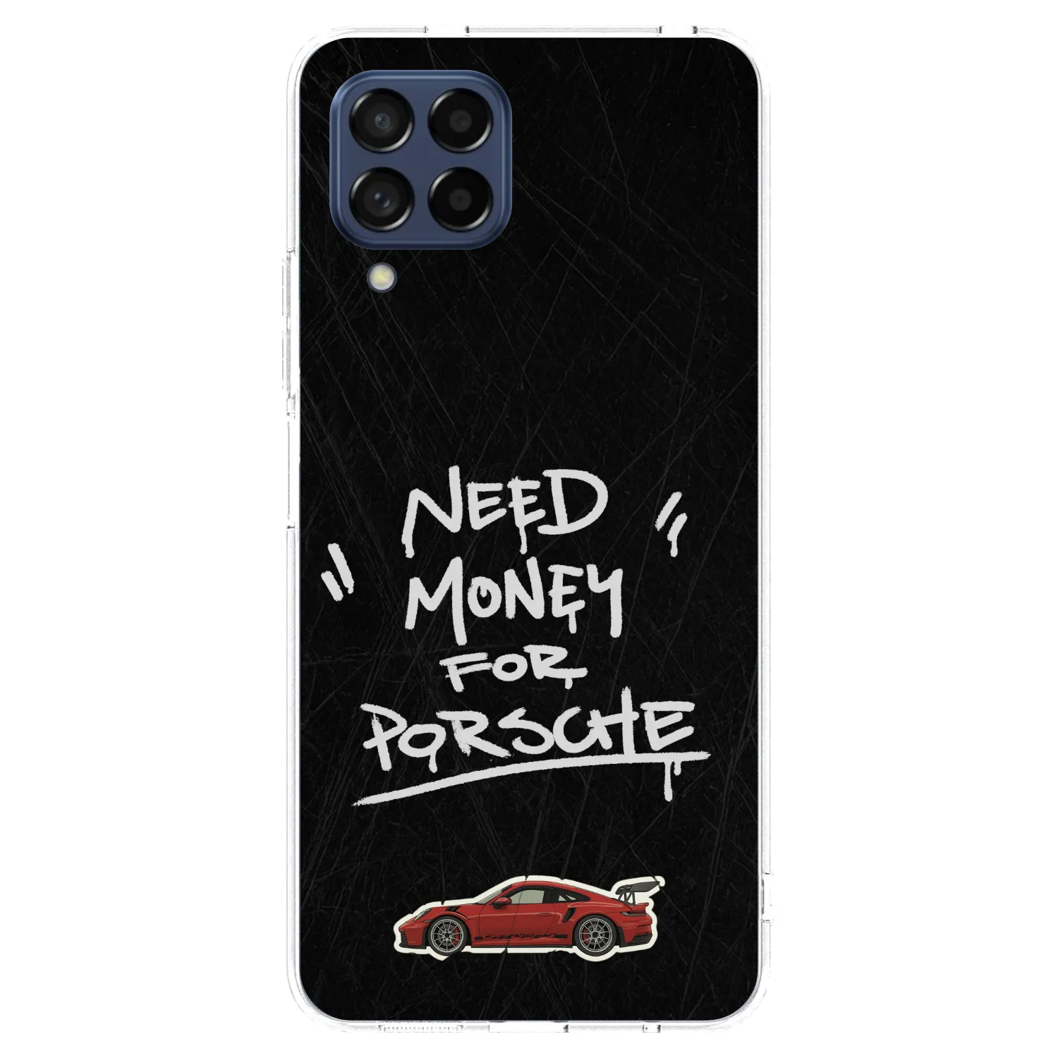 Picasee átlátszó szilikon tok az alábbi mobiltelefonokra Samsung Galaxy M53 5G - Dark Racer
