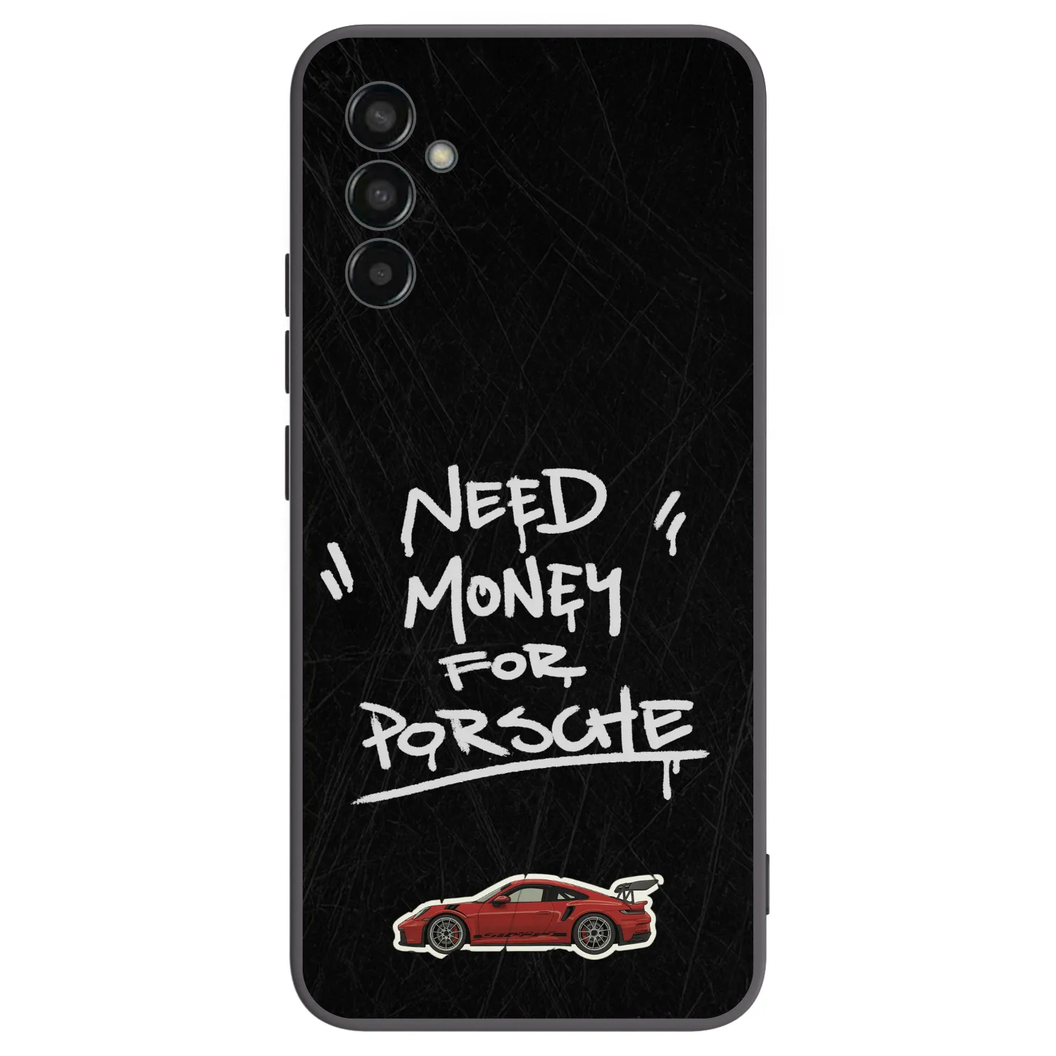 Picasee fekete szilikon tok az alábbi mobiltelefonokra Samsung Galaxy M13 M135F - Dark Racer