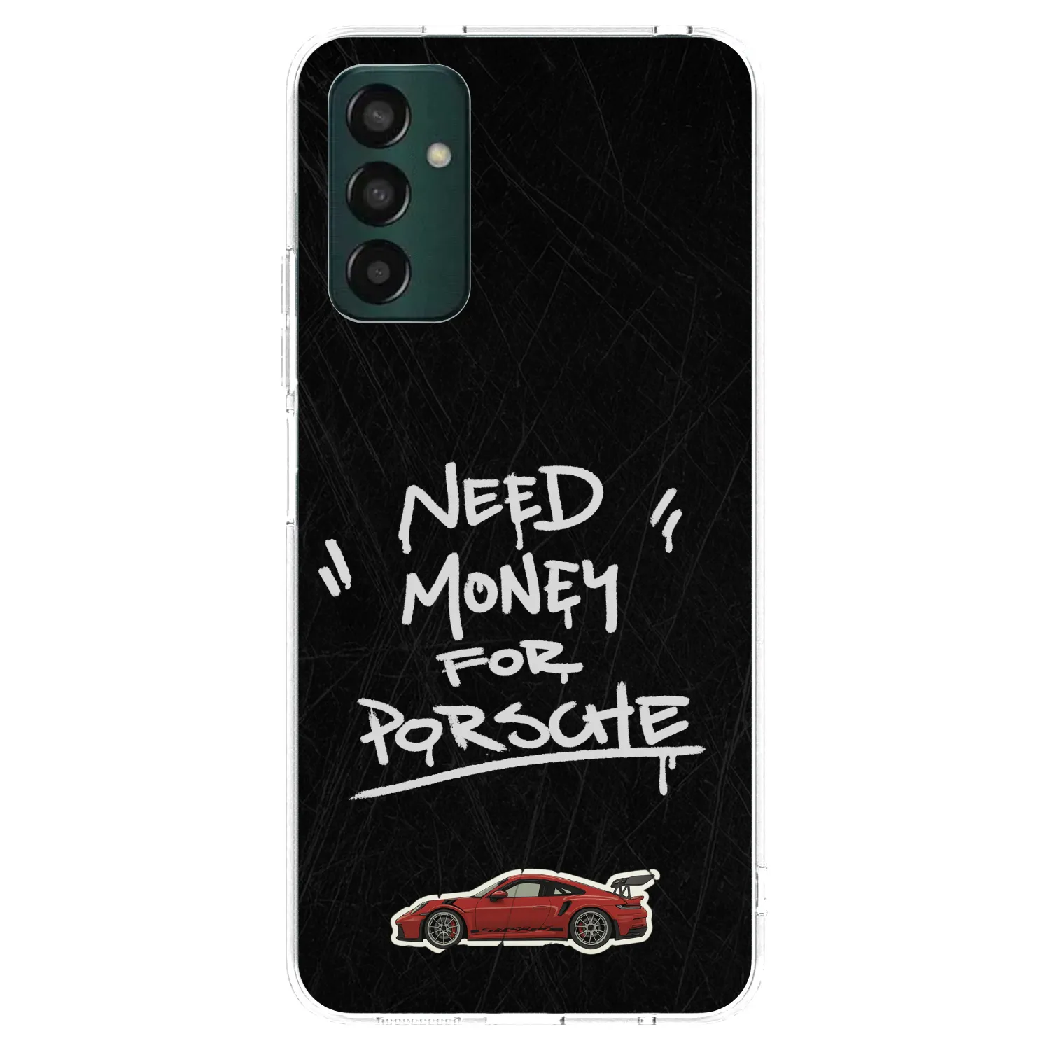 Picasee átlátszó szilikon tok az alábbi mobiltelefonokra Samsung Galaxy M13 M135F - Dark Racer