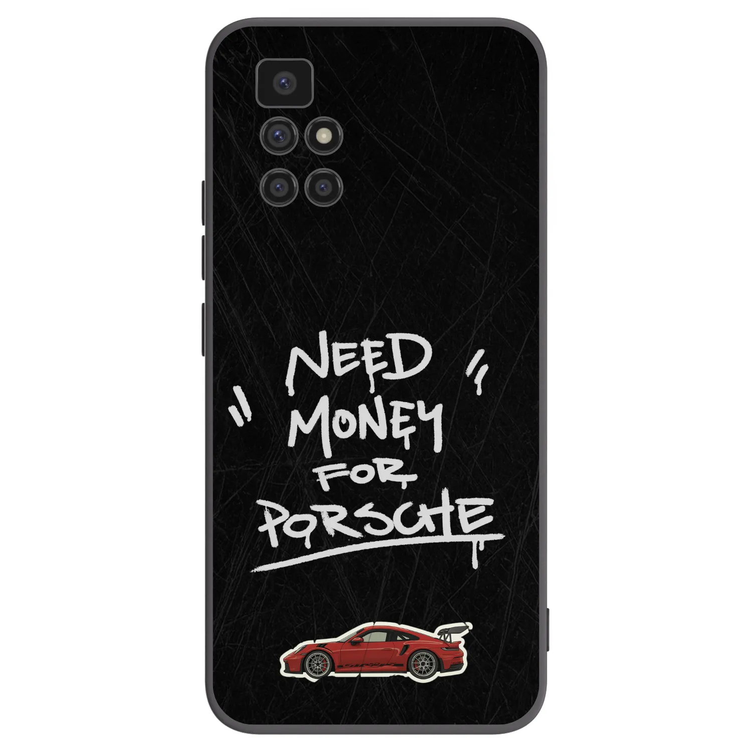 Picasee fekete szilikon tok az alábbi mobiltelefonokra Xiaomi Redmi 10 (2022) - Dark Racer