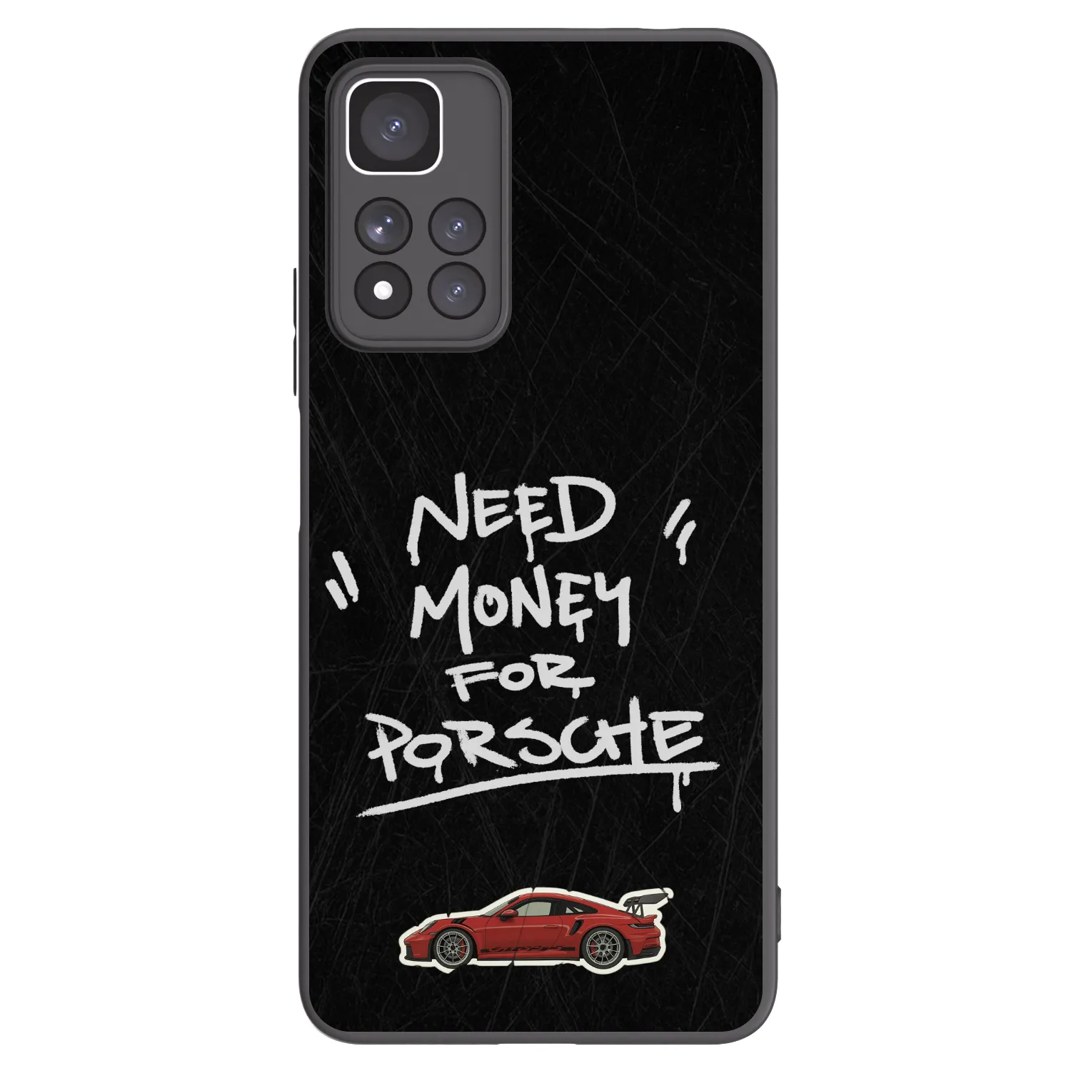 Picasee fekete szilikon tok az alábbi mobiltelefonokra Xiaomi Redmi Note 11 Pro+ 5G - Dark Racer