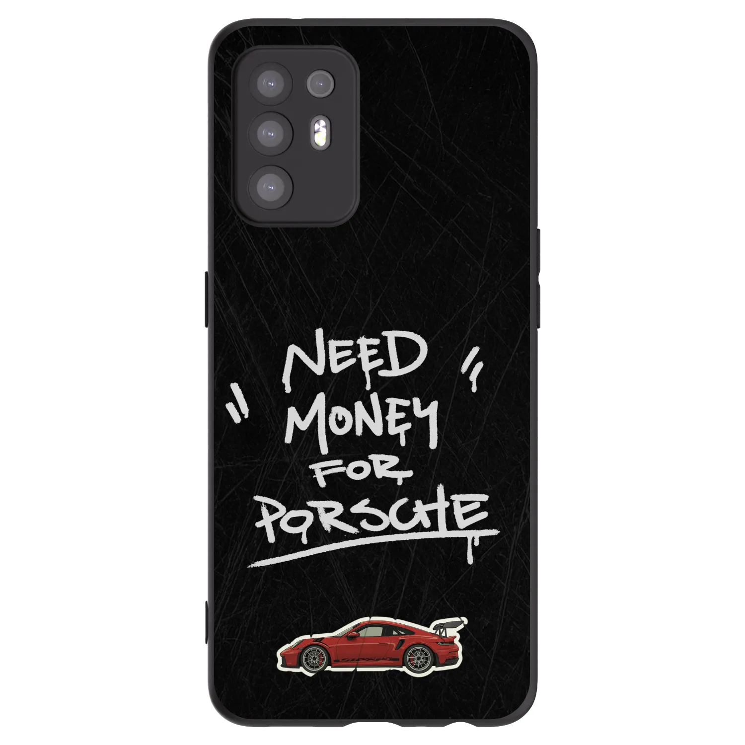 Picasee fekete szilikon tok az alábbi mobiltelefonokra OPPO A94 5G - Dark Racer