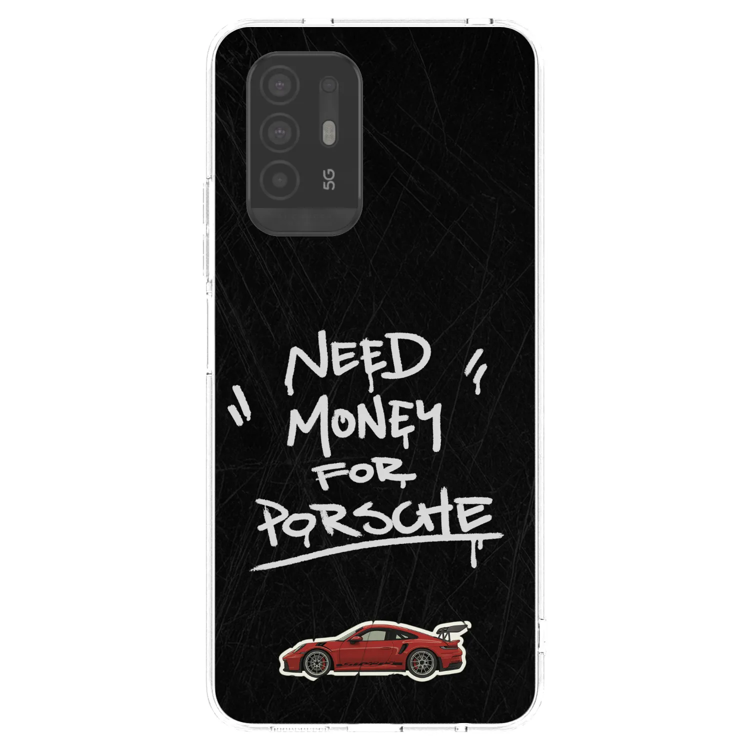 Picasee átlátszó szilikon tok az alábbi mobiltelefonokra OPPO A94 5G - Dark Racer