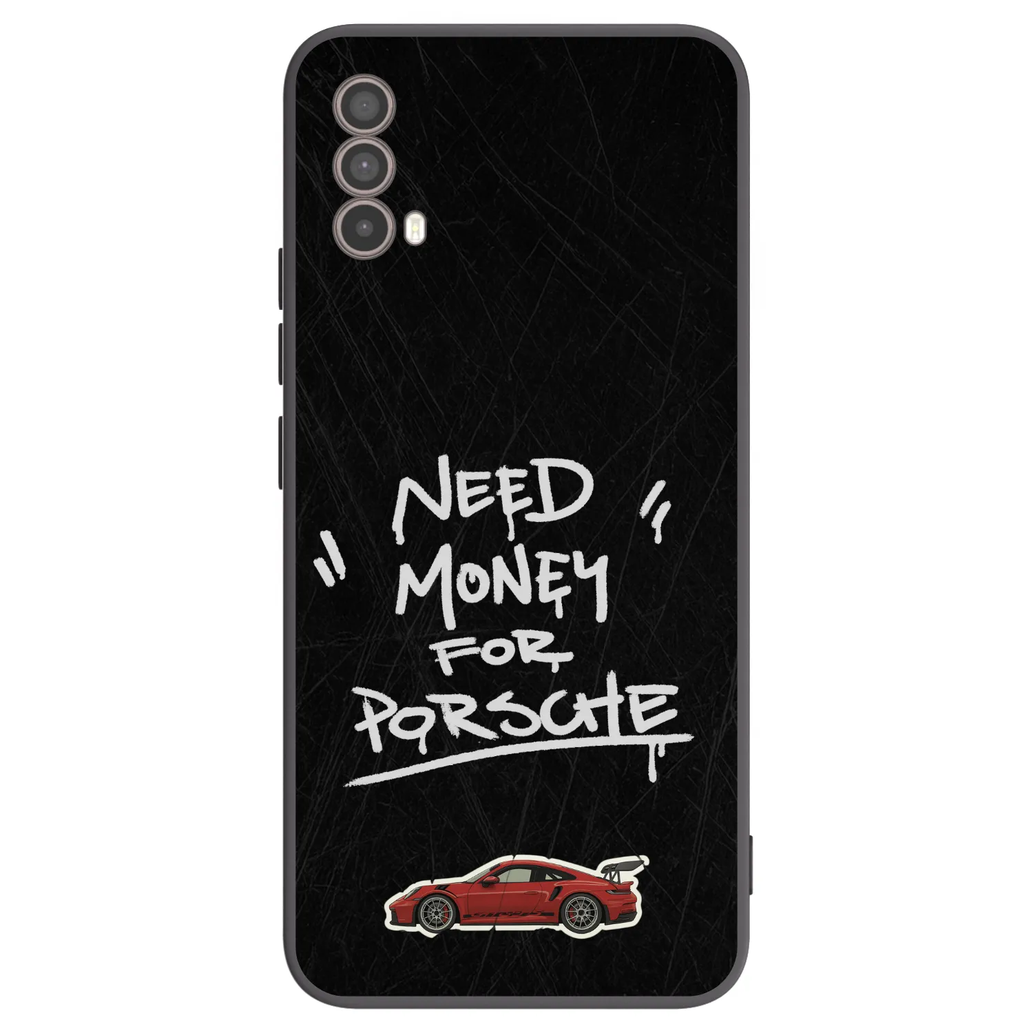 Picasee fekete szilikon tok az alábbi mobiltelefonokra Motorola Moto E40 - Dark Racer