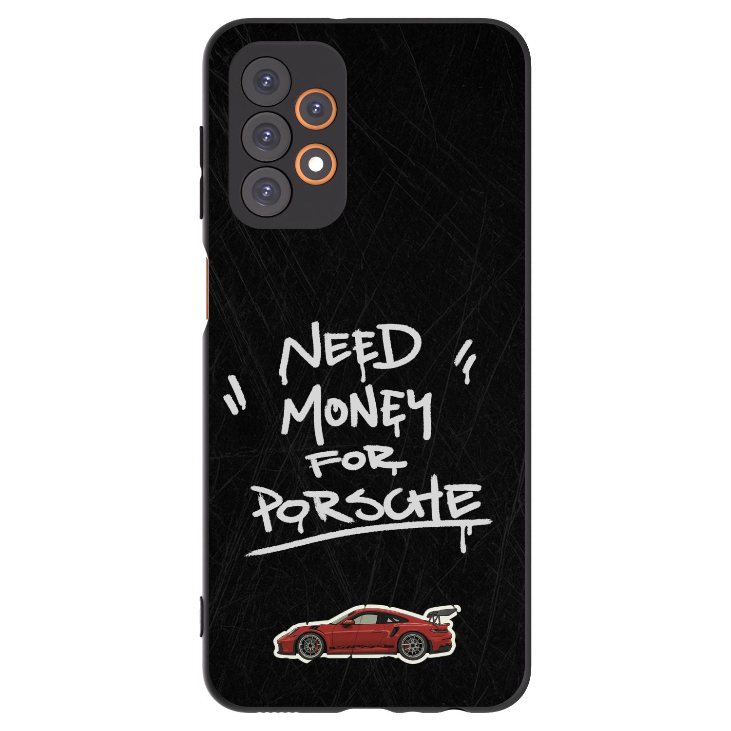 Picasee fekete szilikon tok az alábbi mobiltelefonokra Samsung Galaxy A23 A236B 5G - Dark Racer