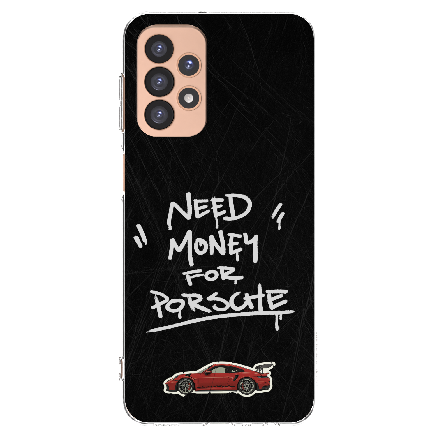 Picasee átlátszó szilikon tok az alábbi mobiltelefonokra Samsung Galaxy A23 A236B 5G - Dark Racer