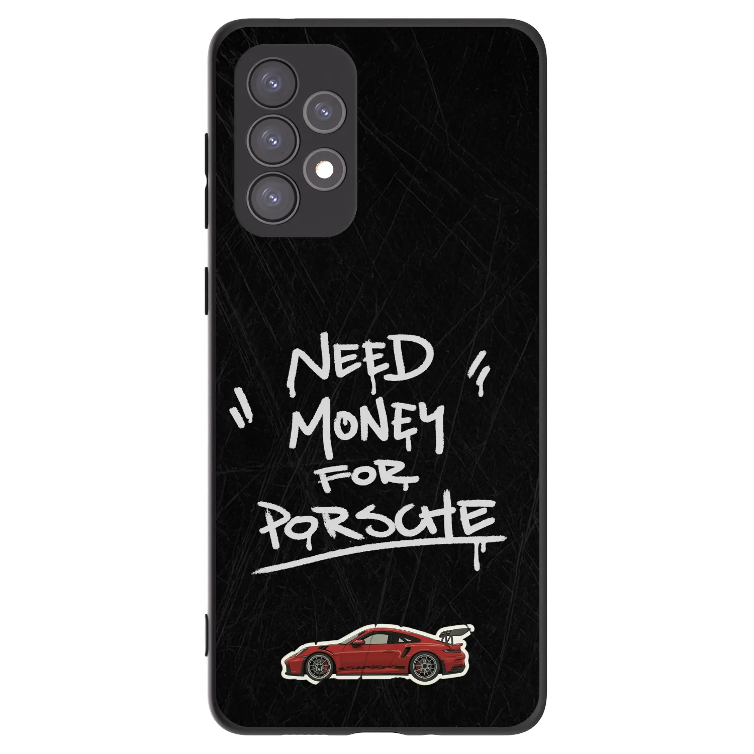Picasee fekete szilikon tok az alábbi mobiltelefonokra Samsung Galaxy A73 5G - Dark Racer