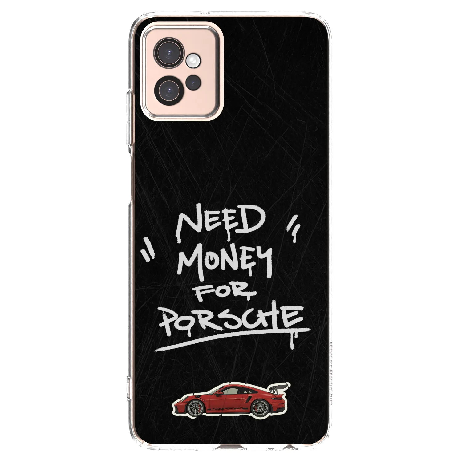 Picasee átlátszó szilikon tok az alábbi mobiltelefonokra Motorola Moto G32 - Dark Racer