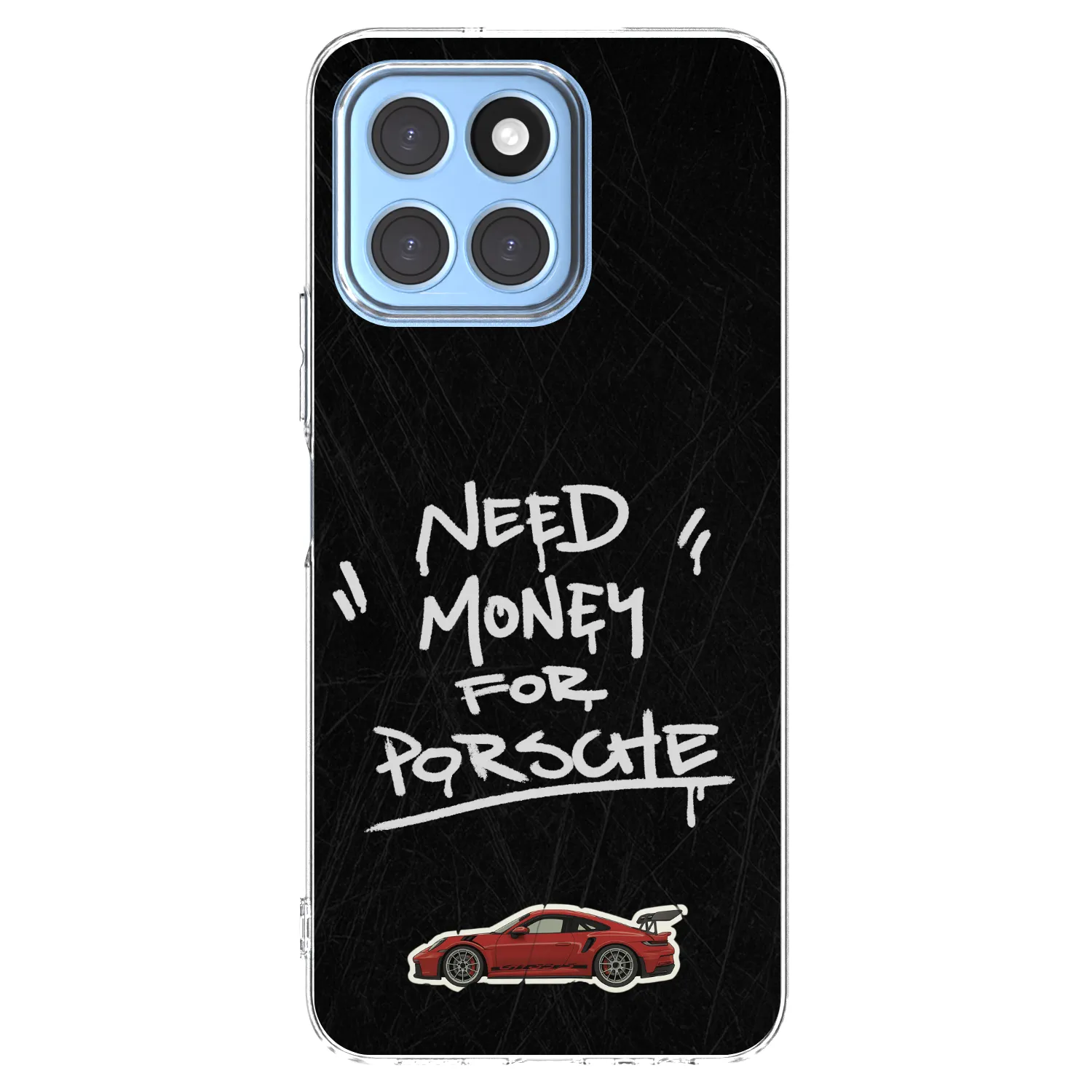 Picasee átlátszó szilikon tok az alábbi mobiltelefonokra Honor X8 5G - Dark Racer