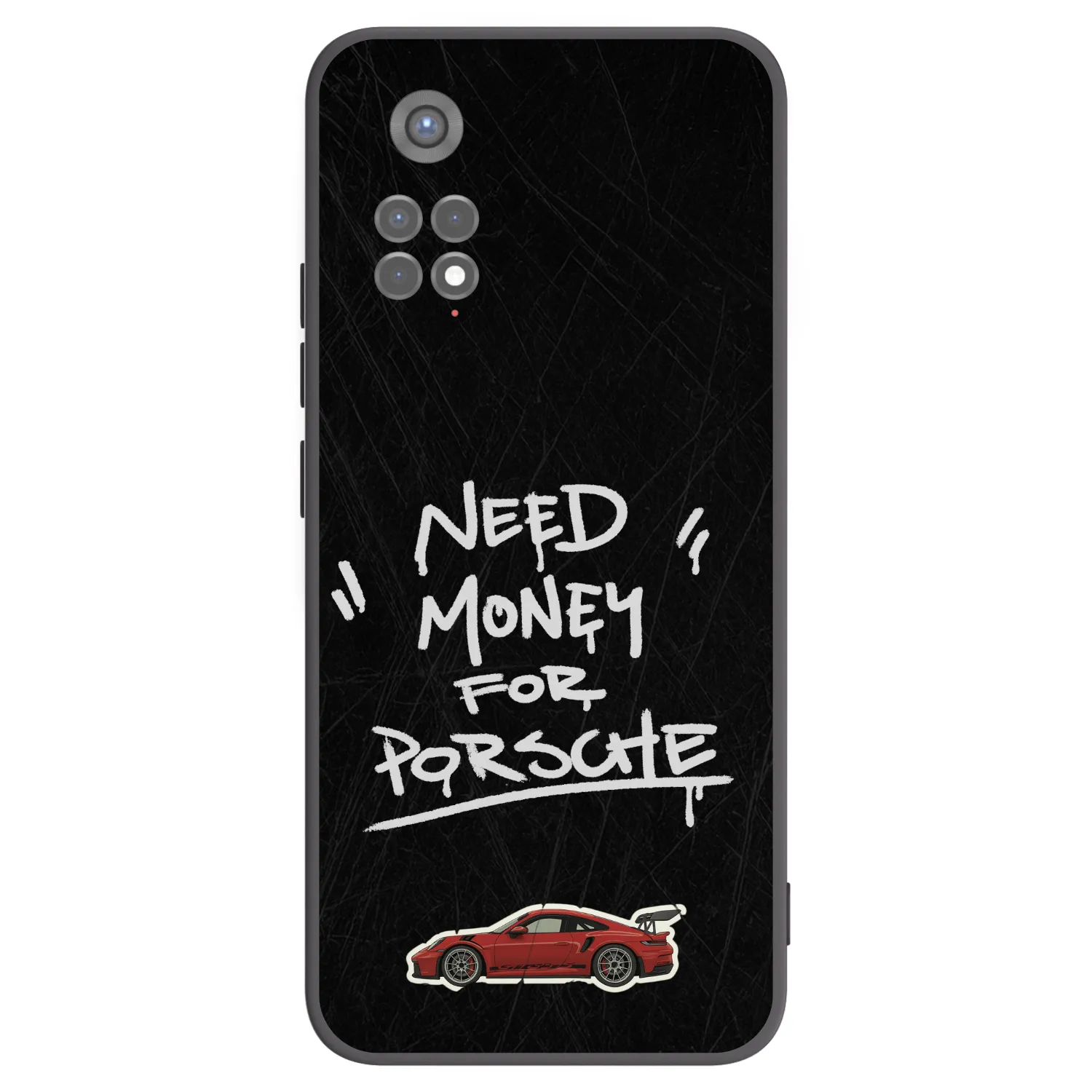 Picasee fekete szilikon tok az alábbi mobiltelefonokra Xiaomi Redmi Note 11S 5G - Dark Racer