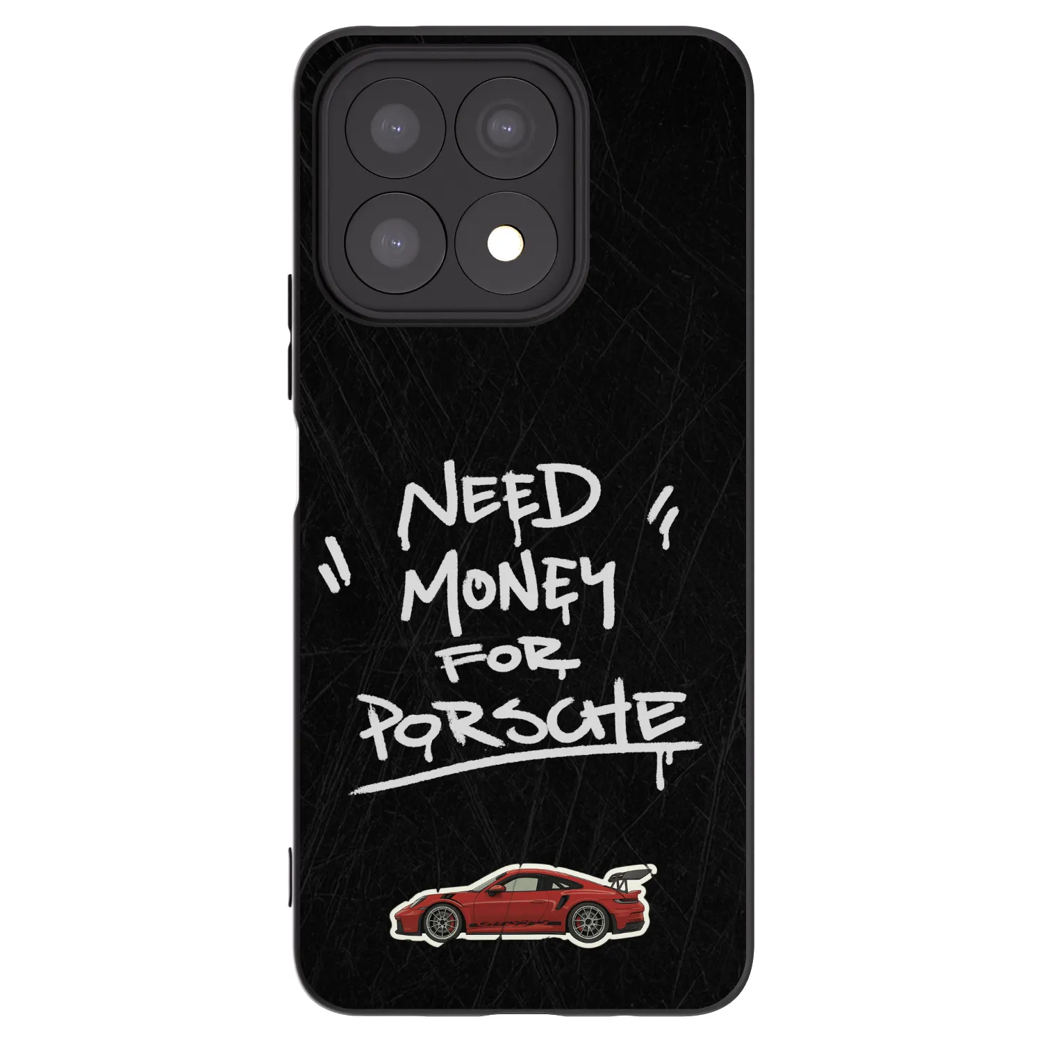 Picasee fekete szilikon tok az alábbi mobiltelefonokra Honor X8a - Dark Racer