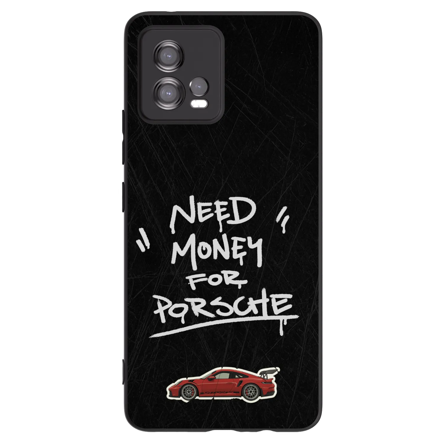 Picasee fekete szilikon tok az alábbi mobiltelefonokra Motorola Moto G72 - Dark Racer