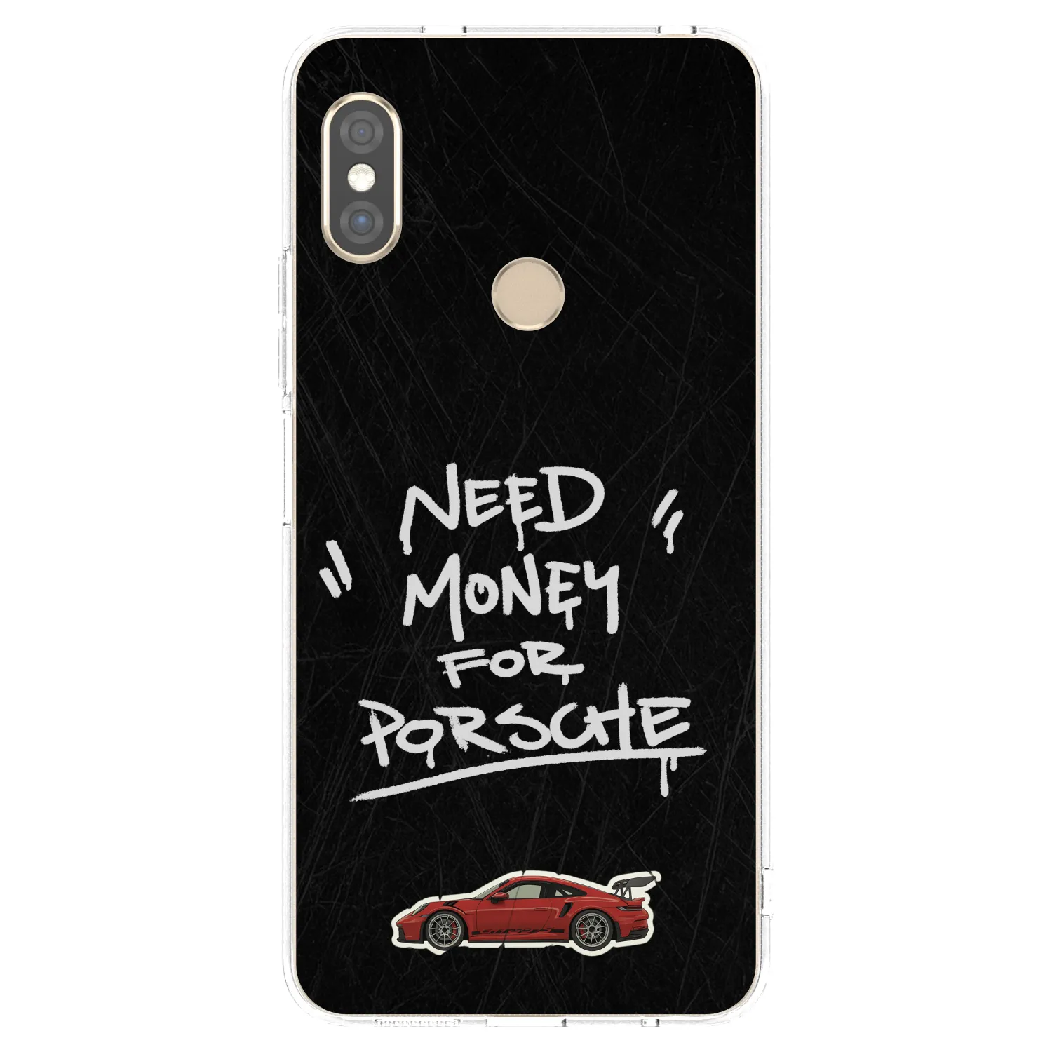 Picasee átlátszó szilikon tok az alábbi mobiltelefonokra Xiaomi Redmi Note 5 Global - Dark Racer