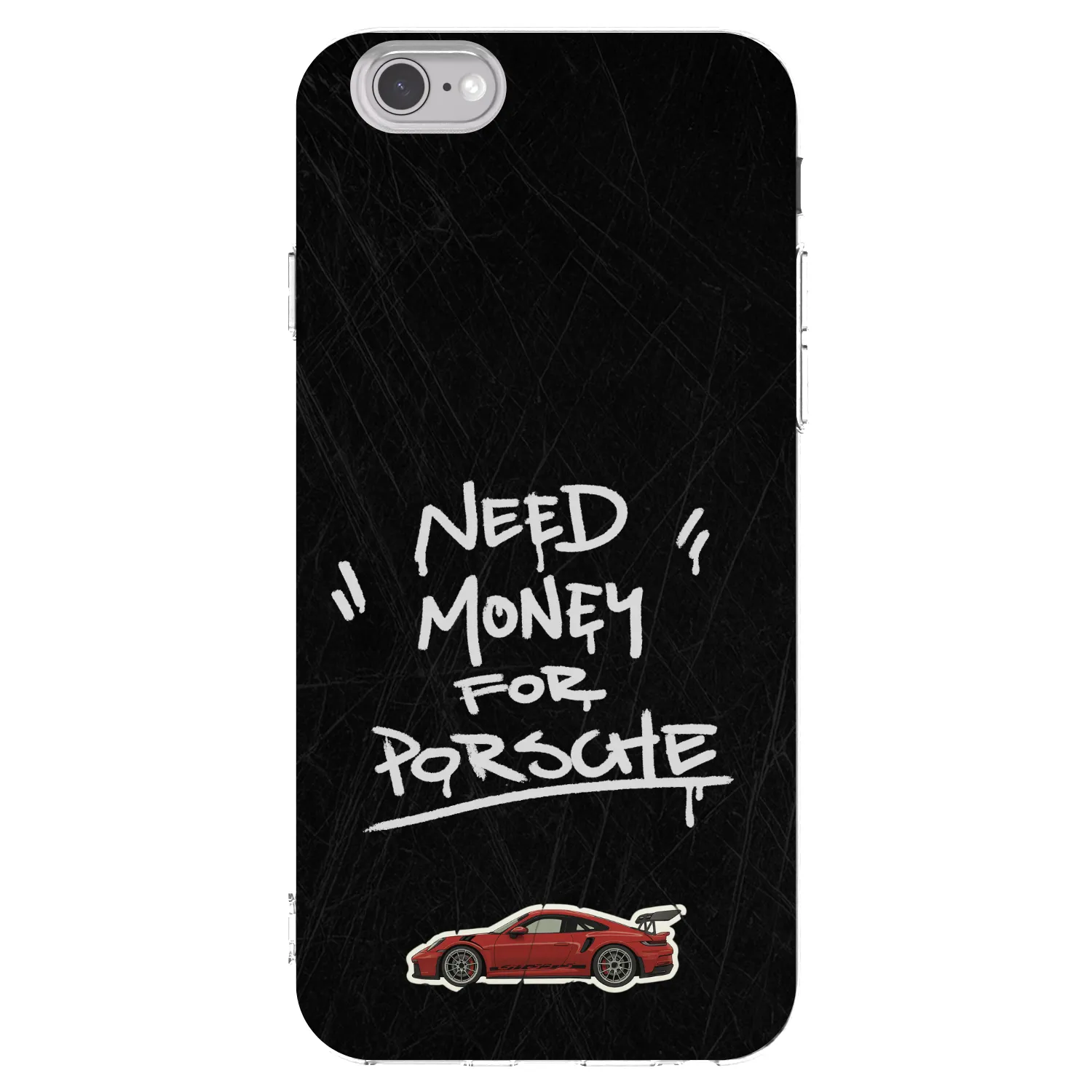 Picasee átlátszó szilikon tok az alábbi mobiltelefonokra Apple iPhone 6/6S - Dark Racer