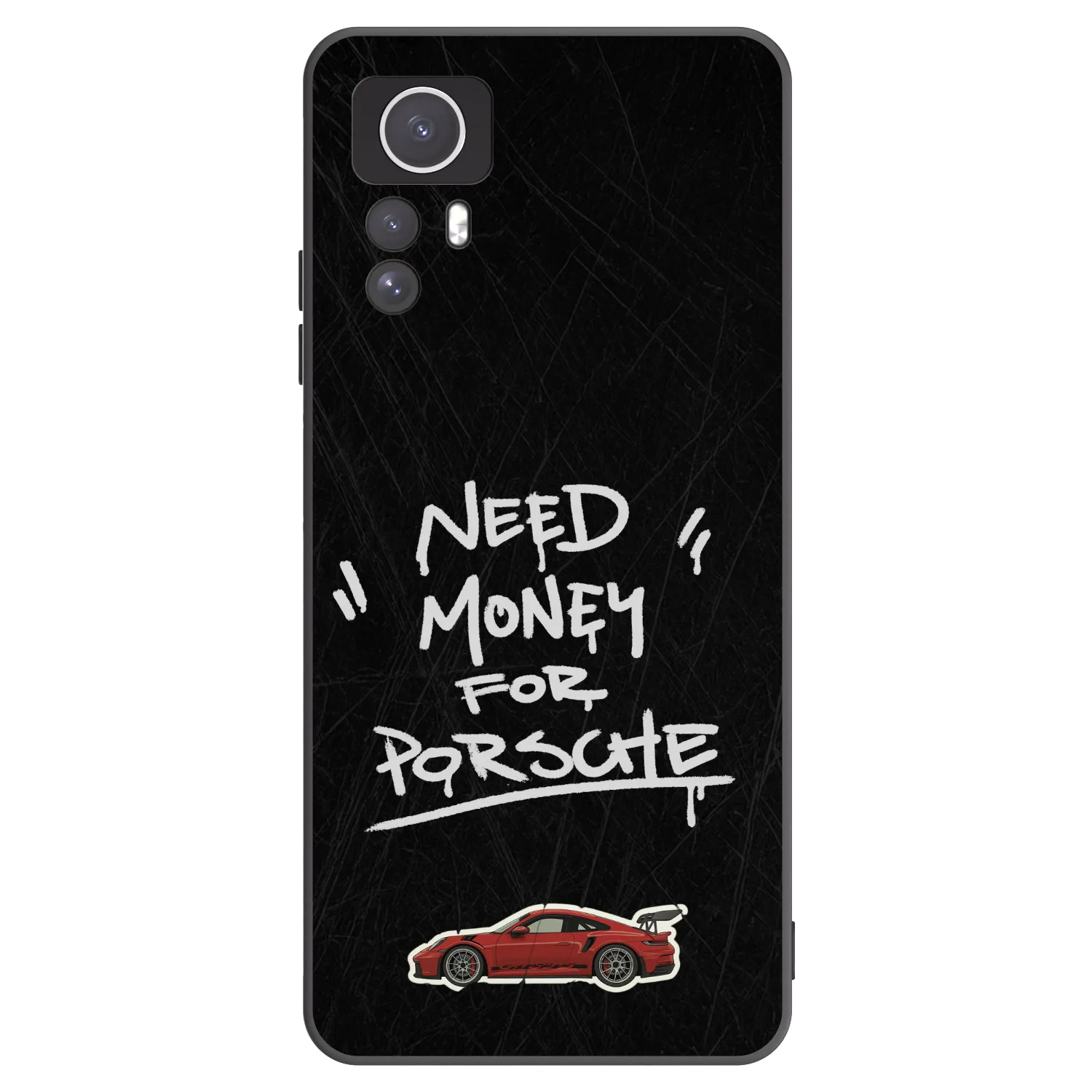 Picasee fekete szilikon tok az alábbi mobiltelefonokra Xiaomi Redmi Note 12S - Dark Racer